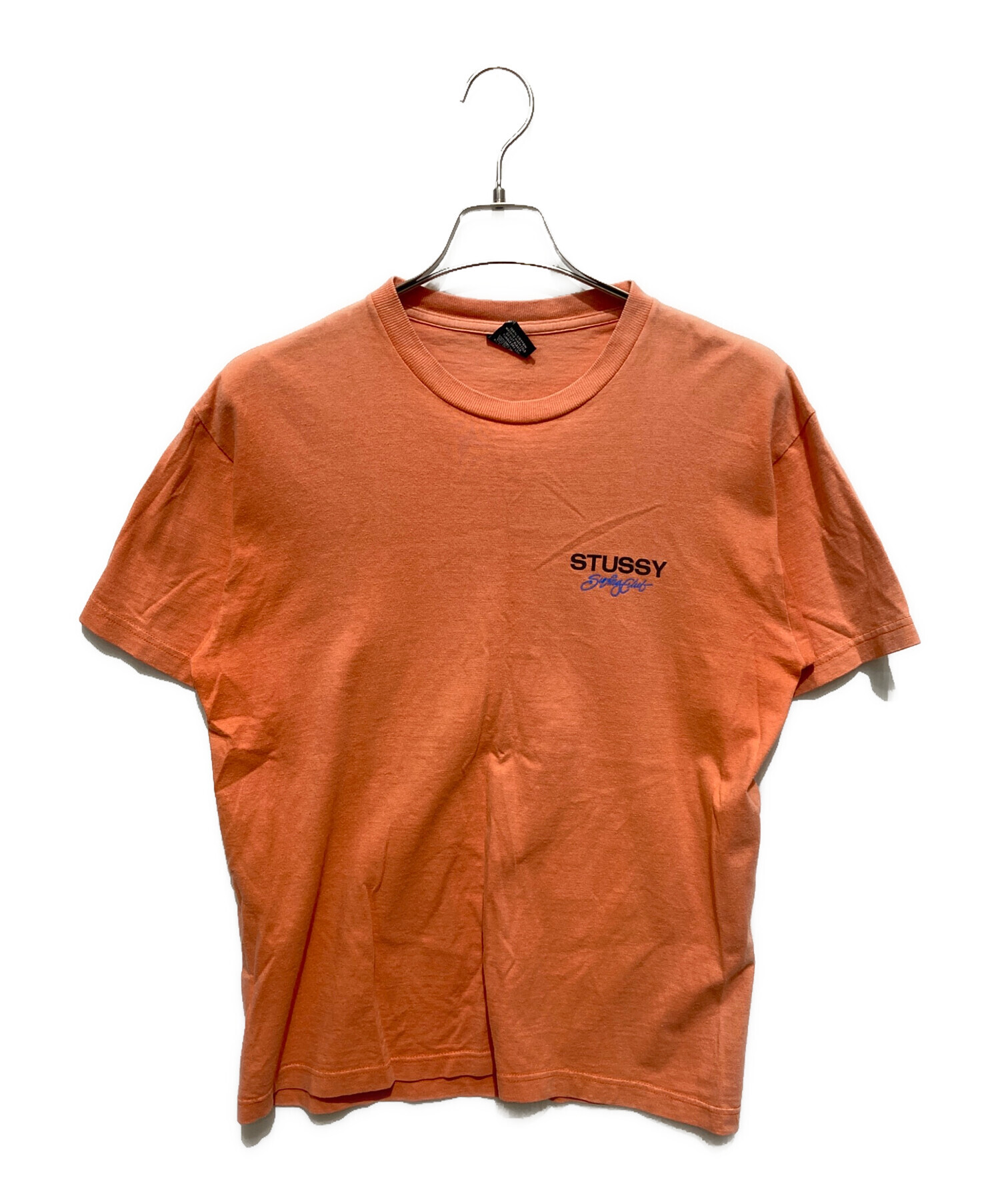 中古・古着通販】stussy (ステューシー) プリントTシャツ オレンジ 