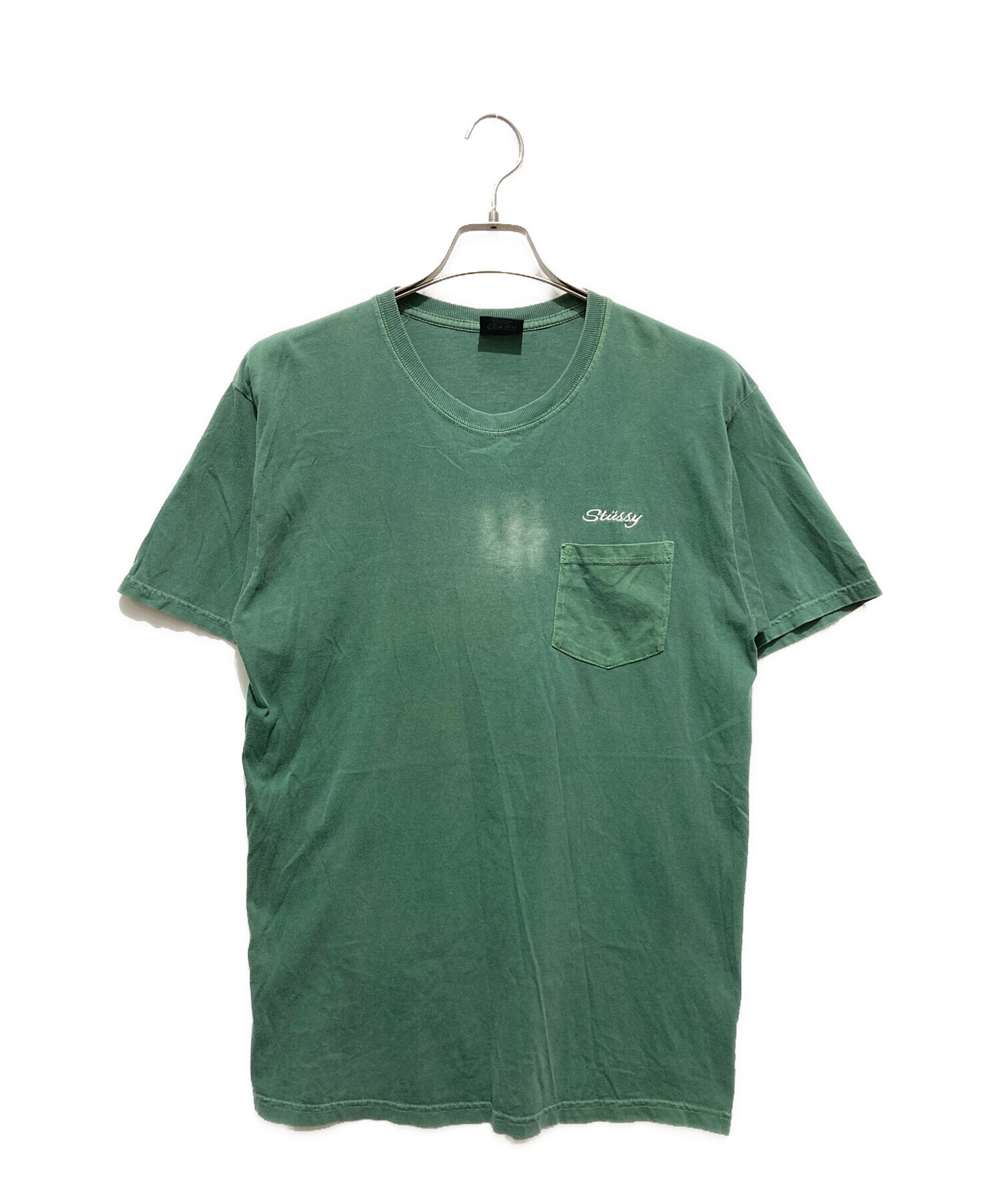 STUSSY フェードTシャツ メキシコ製 中古・古着通販】stussy (ステューシー) フェードTシャツ グリーン