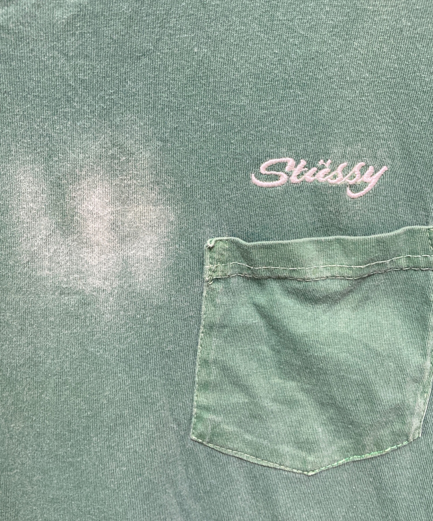 中古・古着通販】stussy (ステューシー) フェードTシャツ グリーン