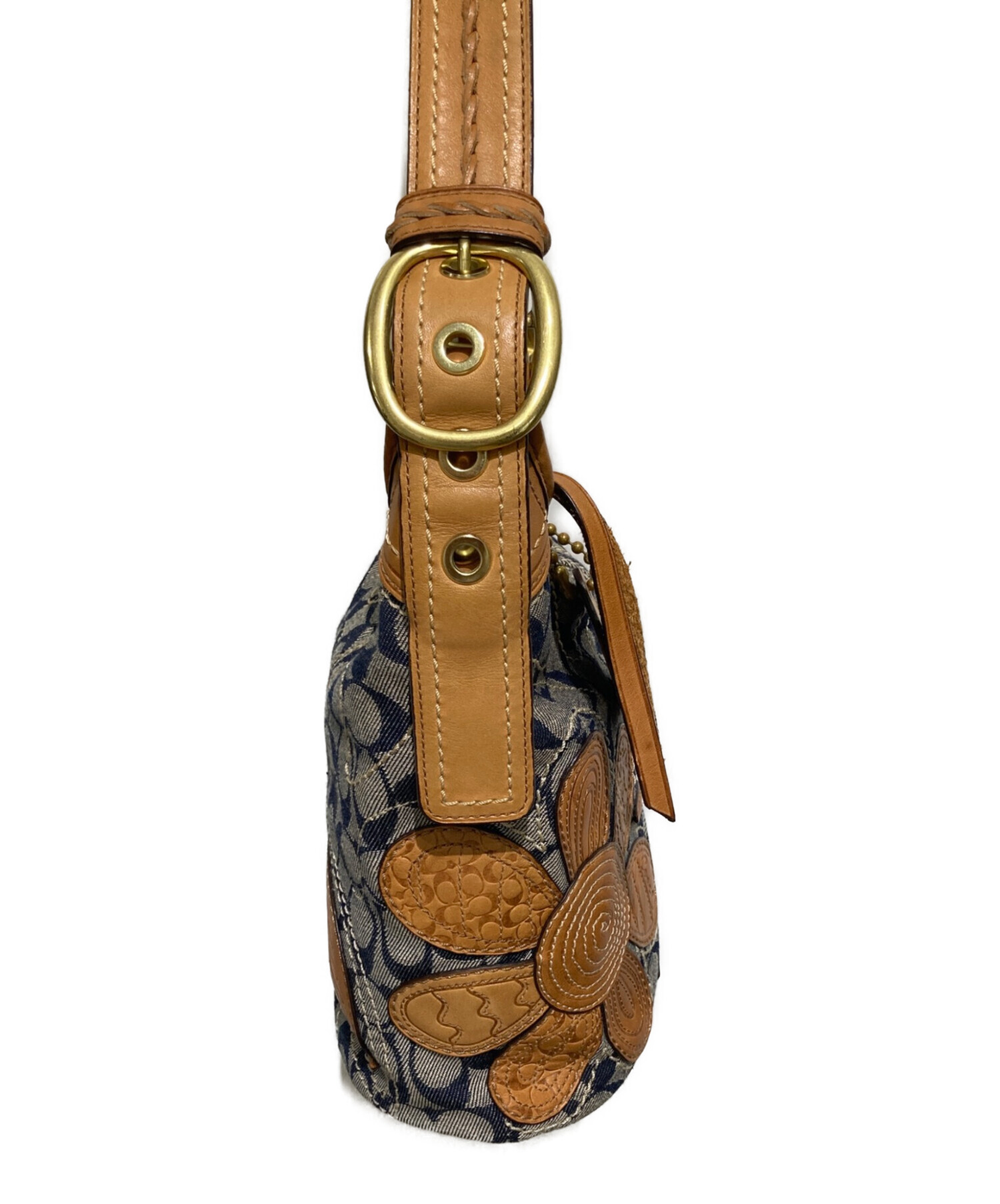中古・古着通販】COACH (コーチ) ブリーカー フラワーアップリケ