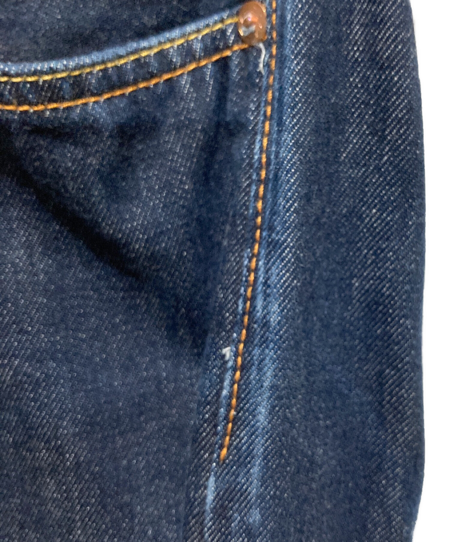 中古・古着通販】EVISU (エヴィス) ブルーペイントペンキデニムパンツ