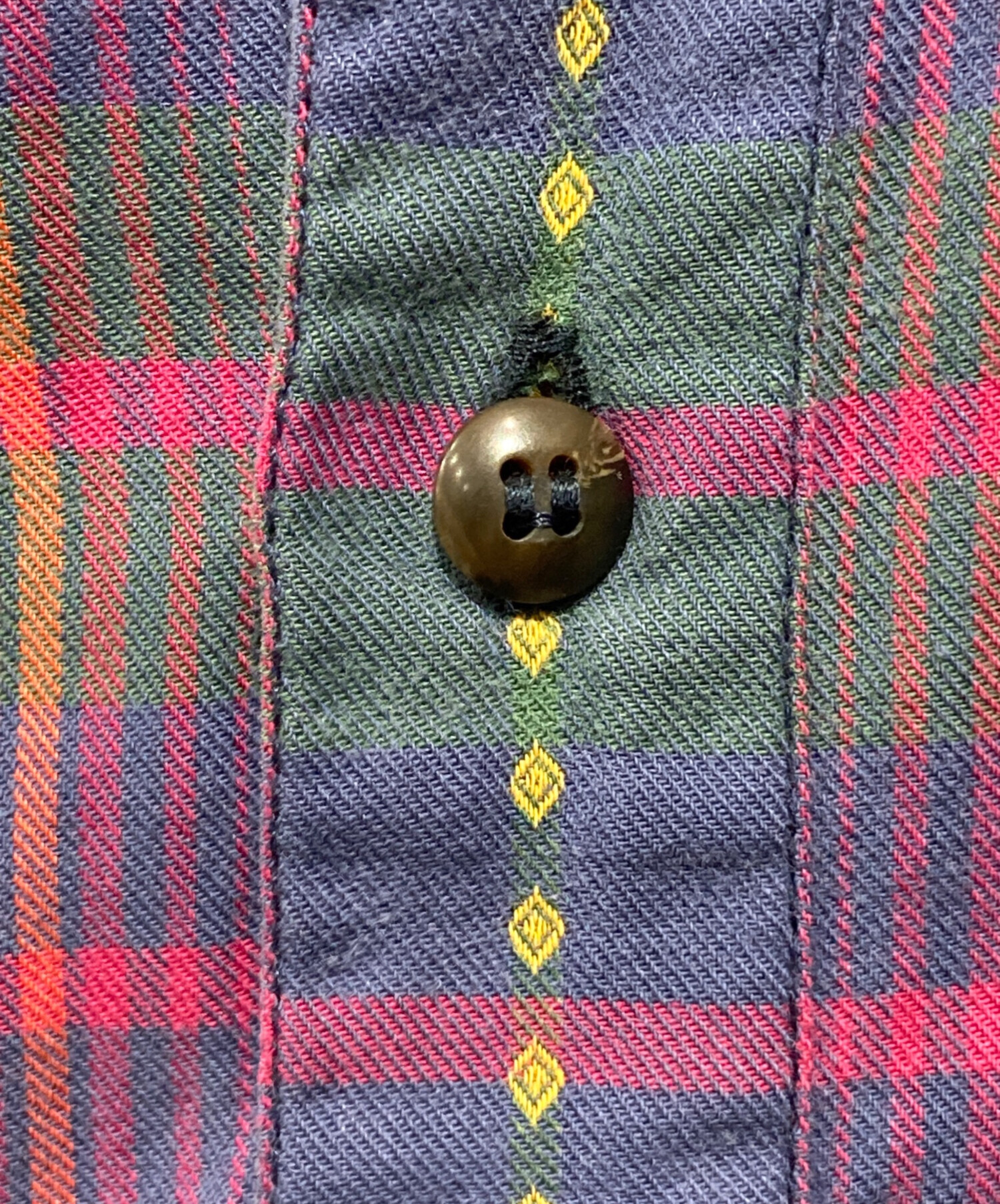 90年代 パタゴニア 雪なしタグ 総柄 チェックシャツ XL マルチカラー 古着 中古・古着通販】Patagonia (パタゴニア) 90s チェックシャツ パープル
