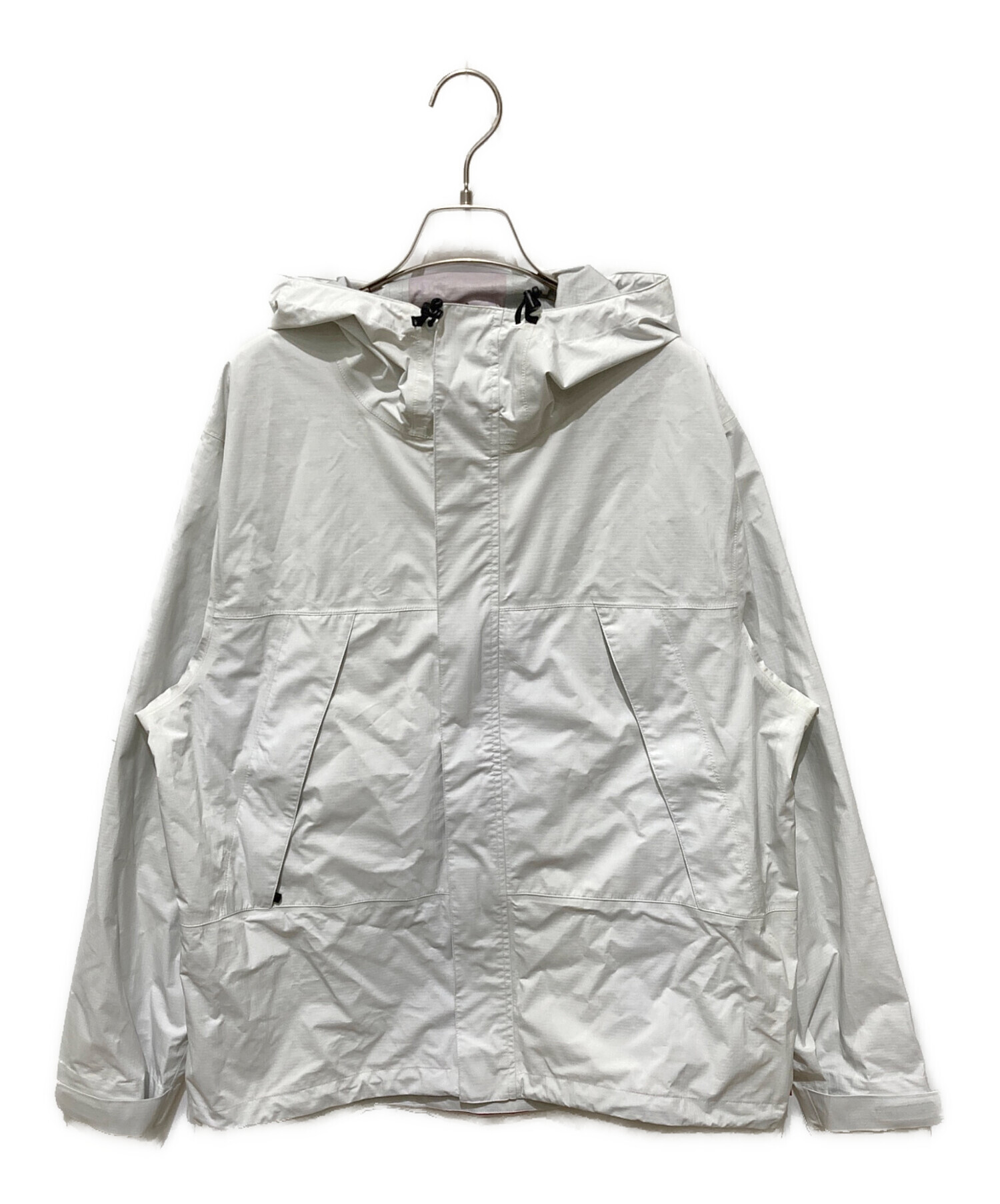 シュプリーム ナイロンジャケット オフホワイト ライトグレー supreme 中古・古着通販】Supreme (シュプリーム) 18ss Taped Seam Jacket