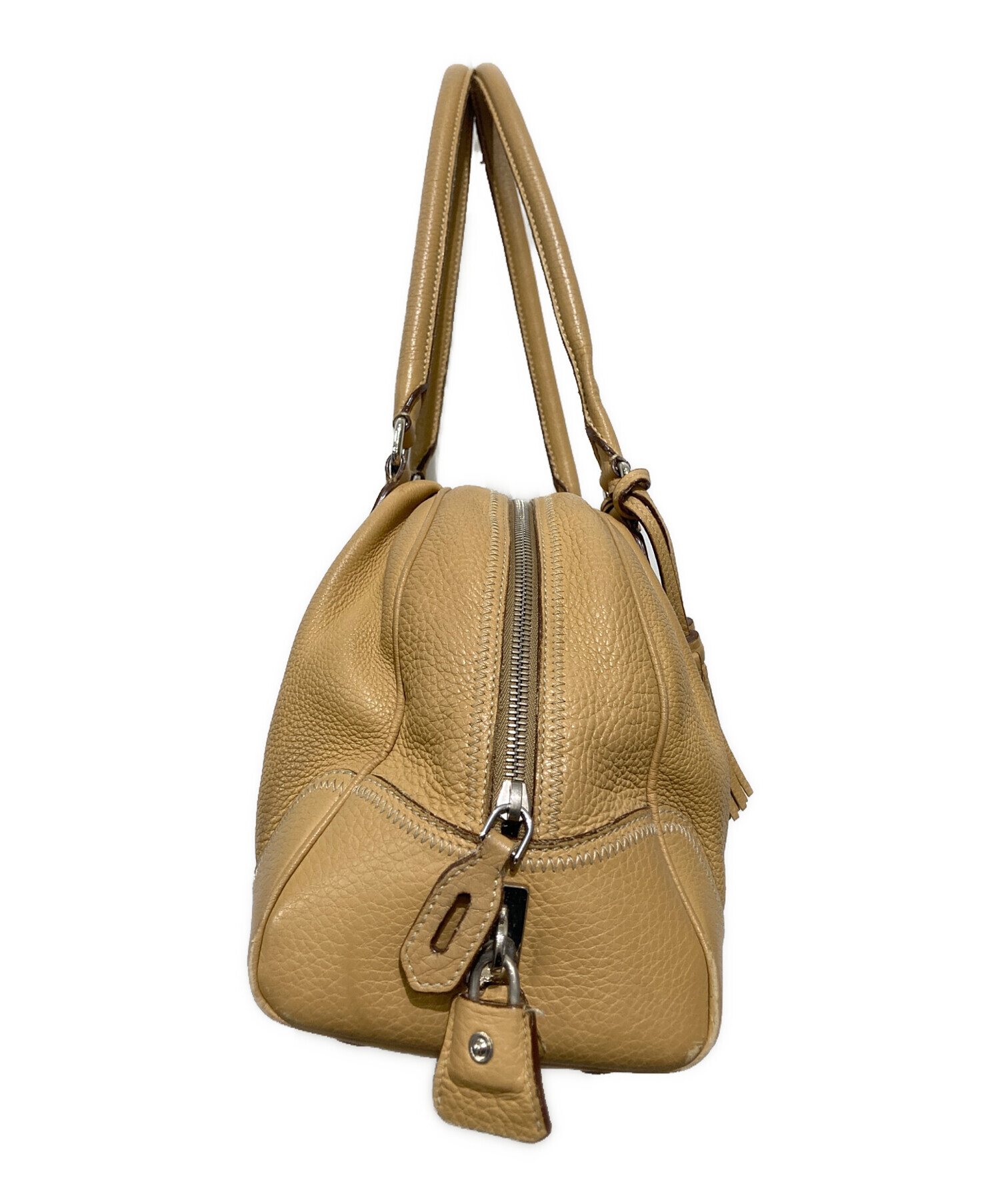 中古・古着通販】PRADA (プラダ) ハンドバッグ イエロー｜ブランド