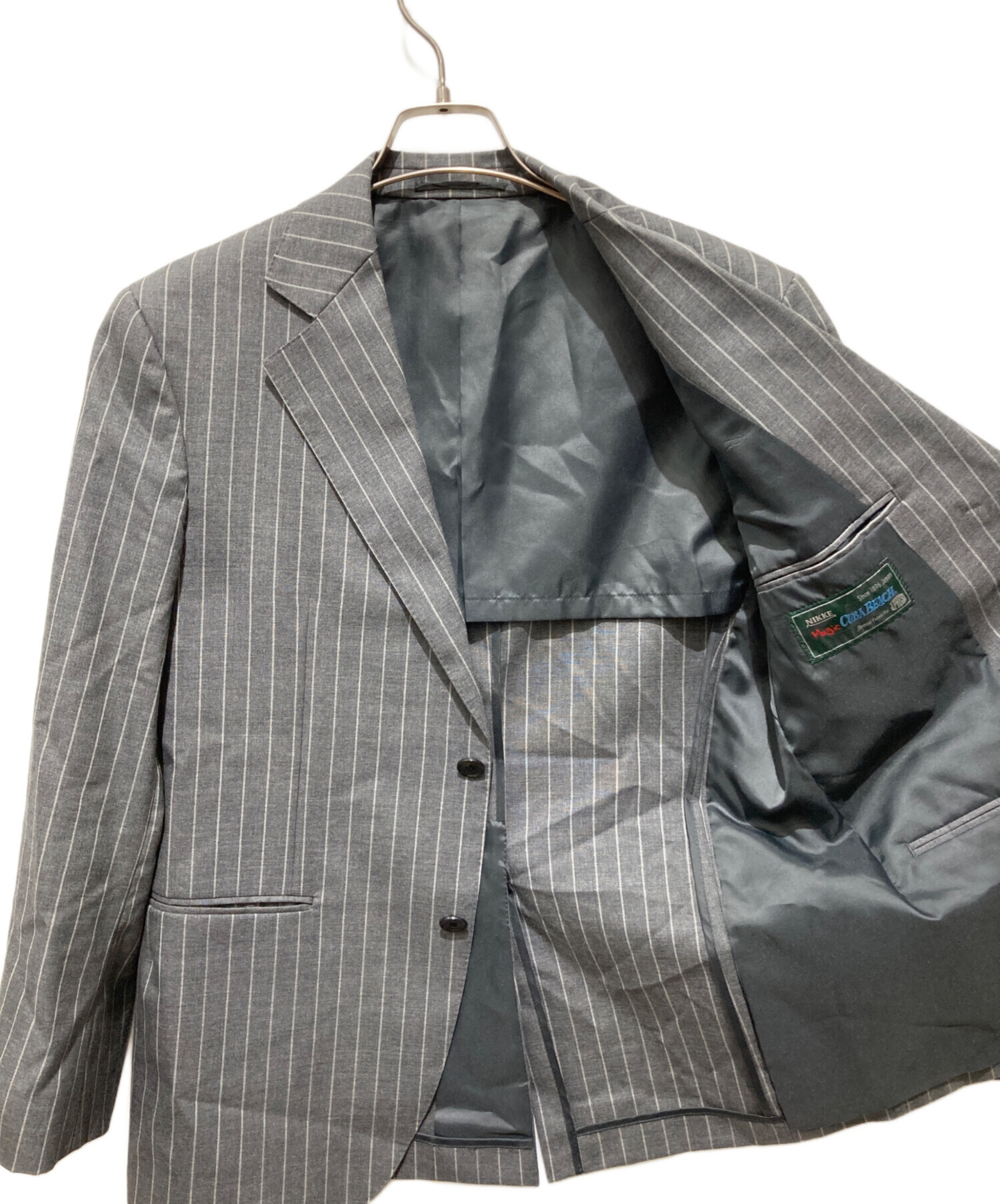 極美品☆ジェイプレス☆オーセンティックモデル☆スーツセットアップ☆グレー☆M 中古・古着通販】J.PRESS (ジェイプレス) セットアップスーツ グレー