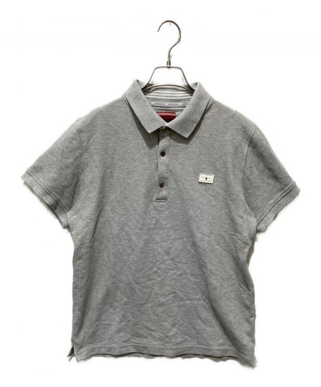 MARK&LONA マークアンドロナ ポロシャツ 半袖Tシャツ グレー 中古・古着通販】MARK&LONA (マークアンドロナ) レザーパッチ