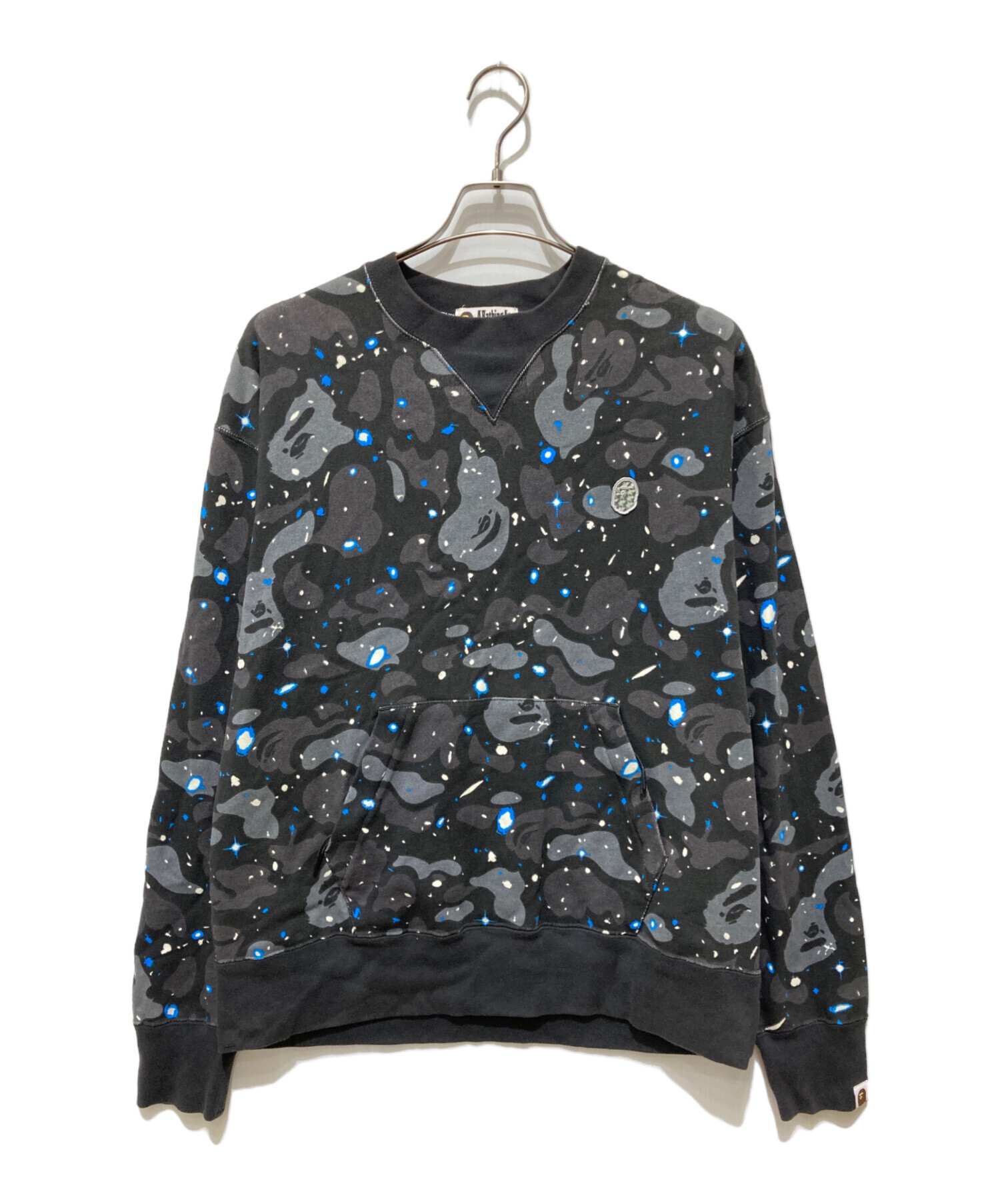 スウェット A BATHING APE アベイシングエイプ クルーネックスウェット L