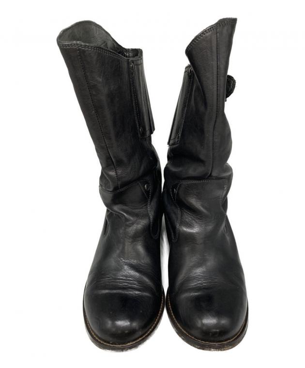 中古・古着通販】DIESEL (ディーゼル) エンジニアブーツ ブラック 
