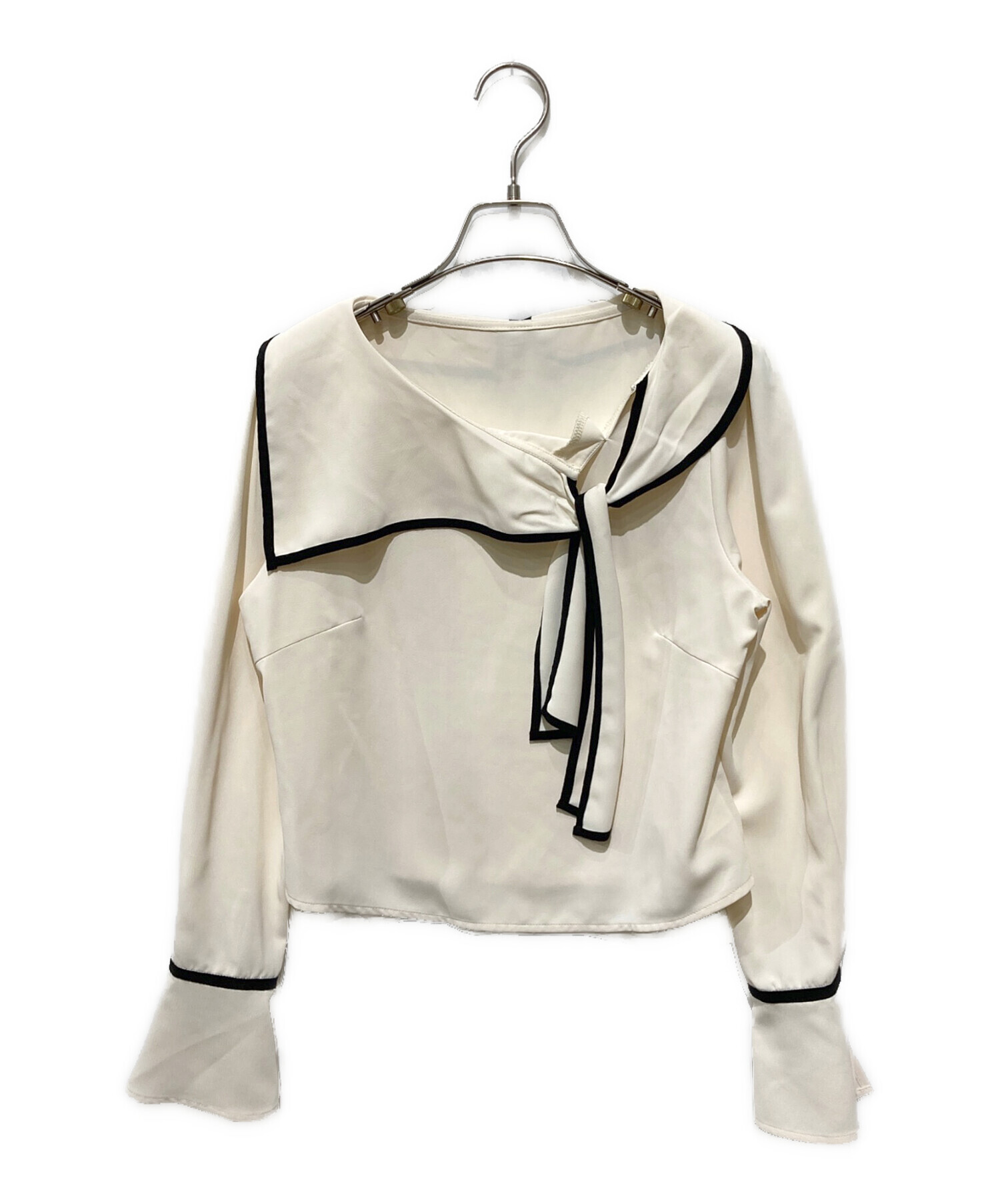 中古・古着通販】Her lip to (ハーリップトゥ) Scarf-Collar Blouse 