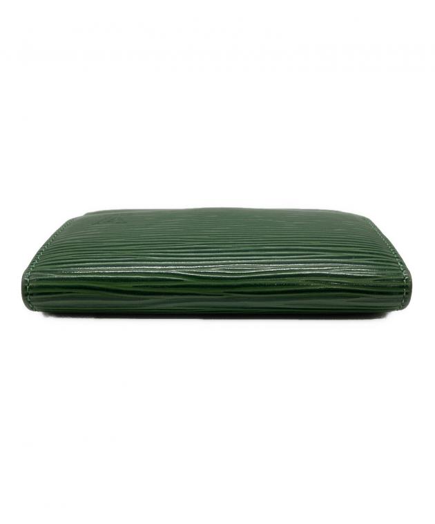 中古・古着通販】LOUIS VUITTON (ルイ ヴィトン) 3つ折り財布 グリーン
