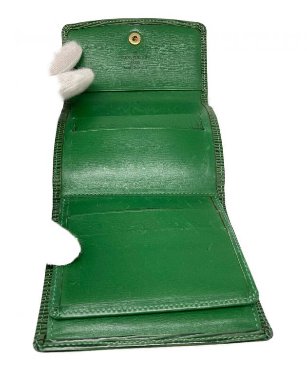 中古・古着通販】LOUIS VUITTON (ルイ ヴィトン) 3つ折り財布 グリーン
