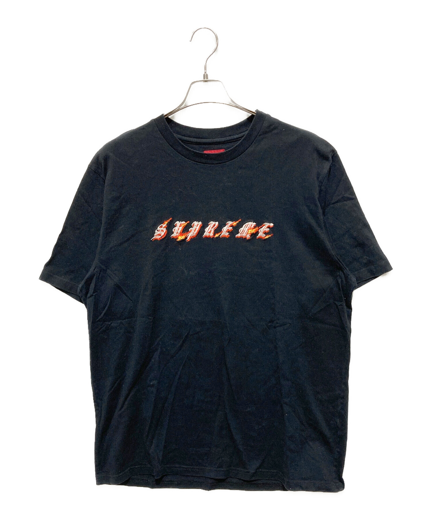 中古・古着通販】Supreme (シュプリーム) Flames S/S Top ブラック