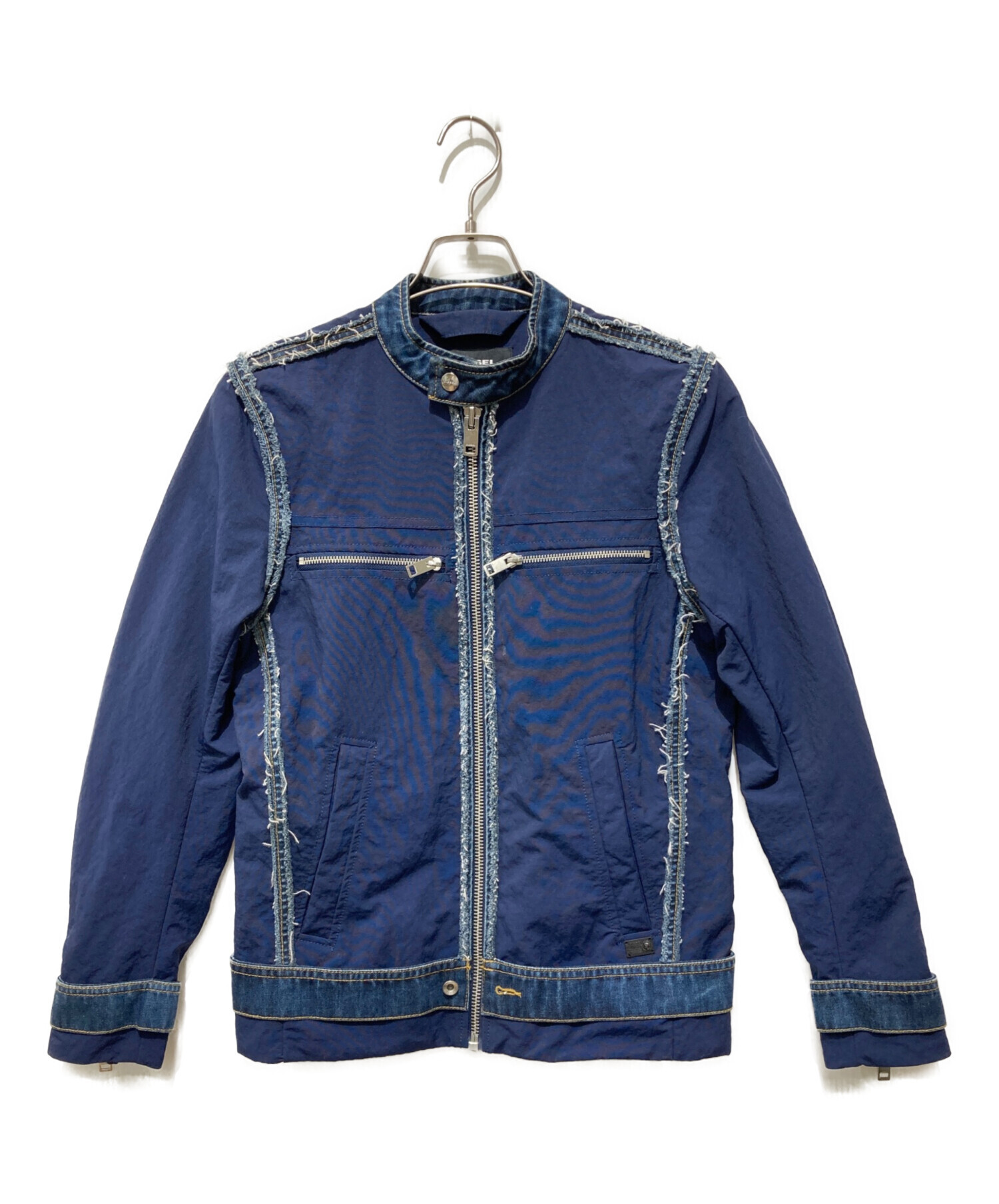 中古・古着通販】DIESEL (ディーゼル) デニムナイロンライダース 