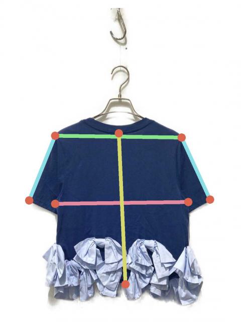 中古・古着通販】Snidel (スナイデル) リボンドッキングTシャツ