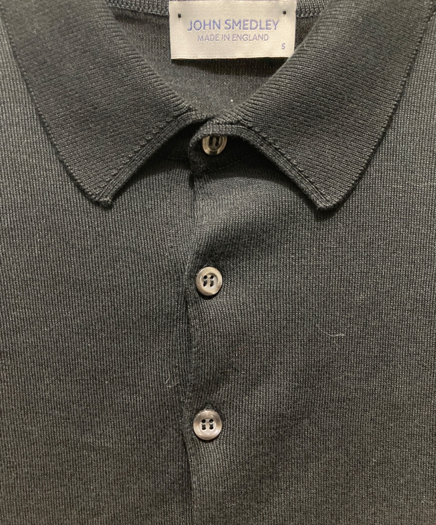 中古・古着通販】JOHN SMEDLEY (ジョンスメドレー) ニットポロシャツ