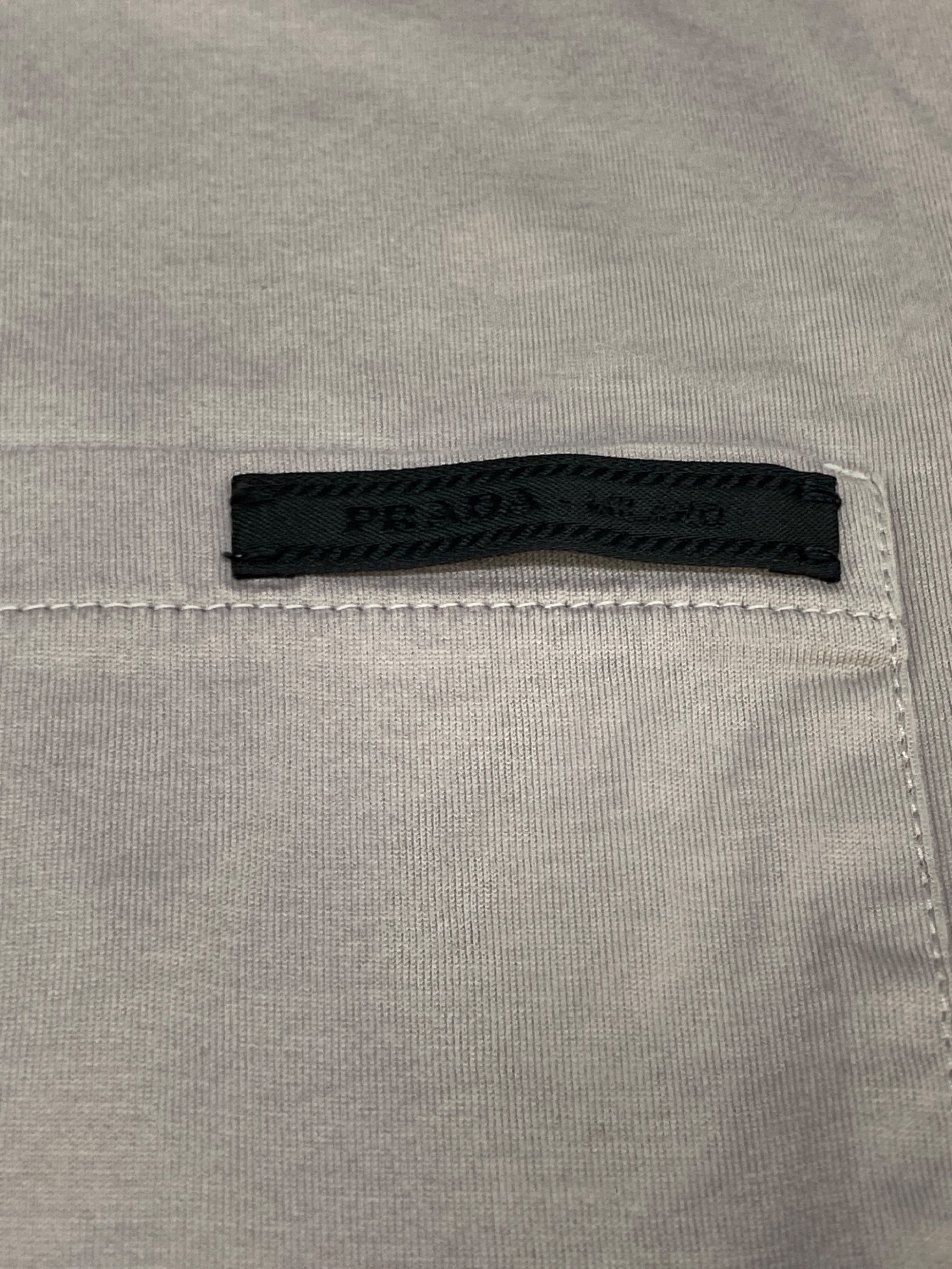 中古・古着通販】PRADA (プラダ) ポケットロゴポロシャツ グレー
