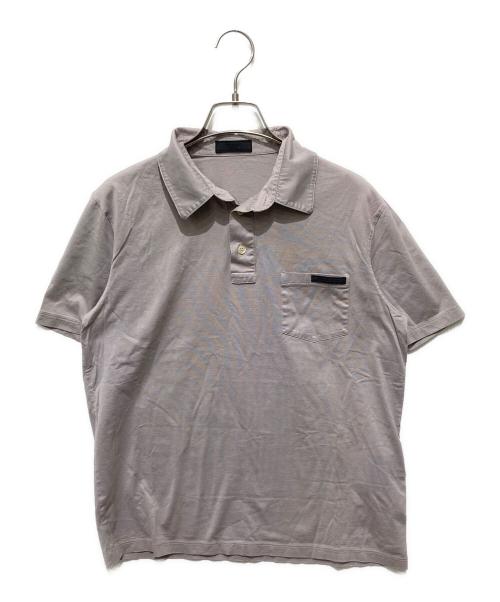 中古・古着通販】PRADA (プラダ) ポケットロゴポロシャツ グレー