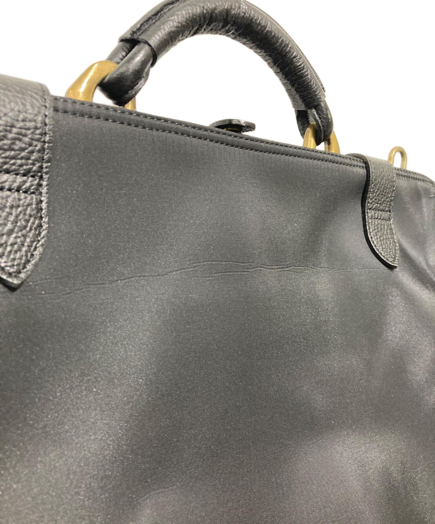 中古・古着通販】KENZO (ケンゾー) がま口ボストンバッグ ブラック