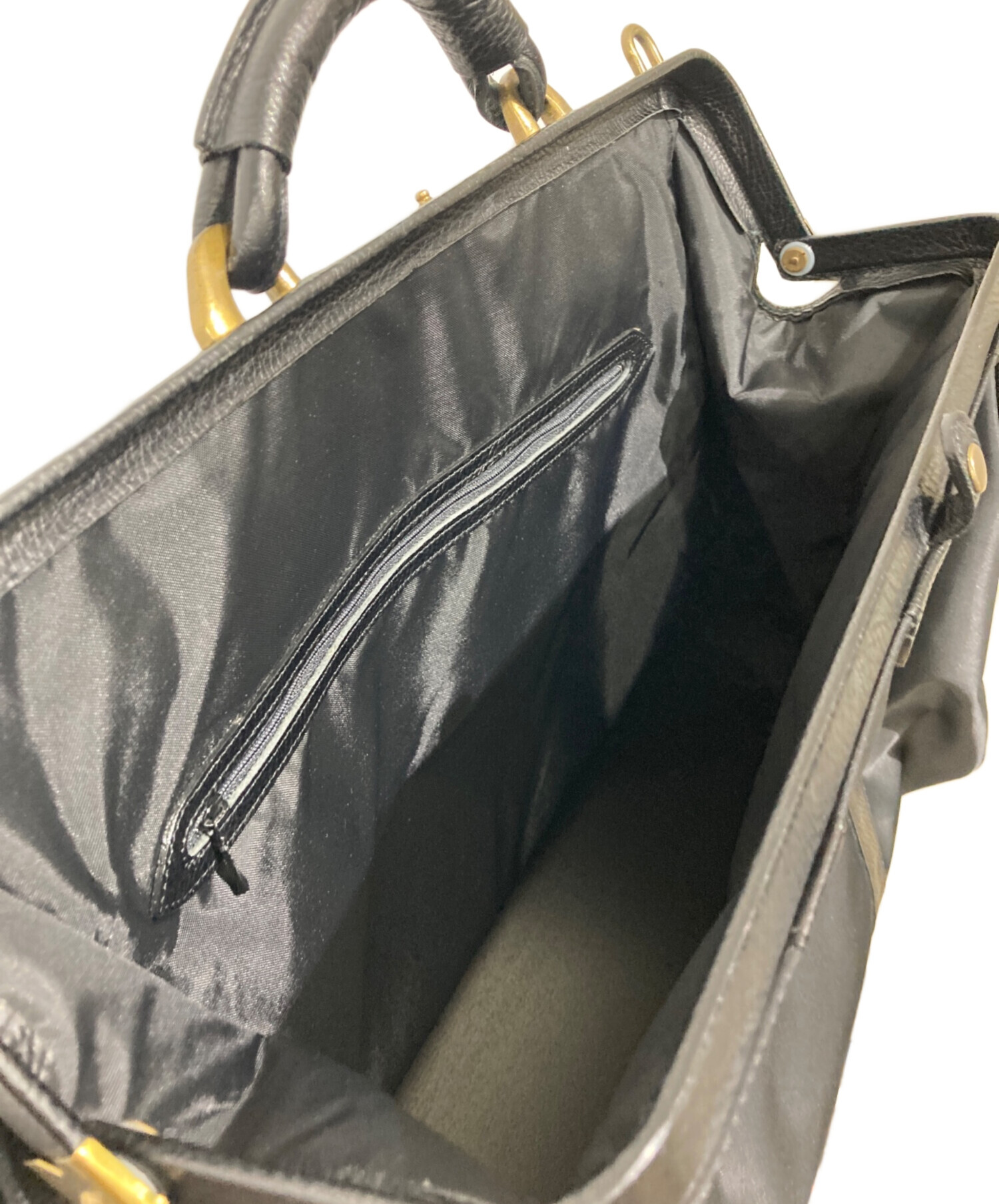 中古・古着通販】KENZO (ケンゾー) がま口ボストンバッグ ブラック