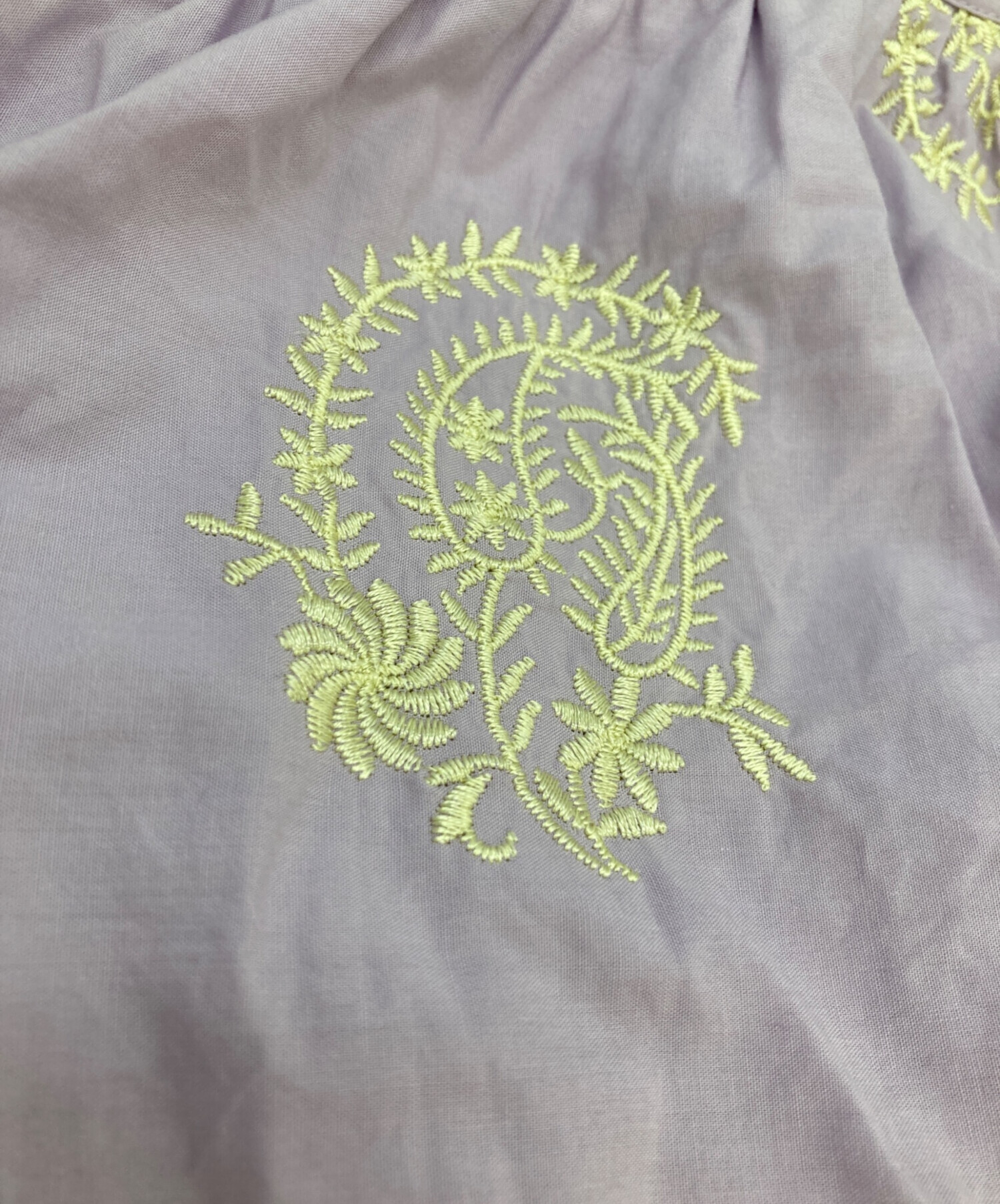 中古・古着通販】ne quittez pas (ヌキテパ) POPLIN PAISLEY EMB NSV