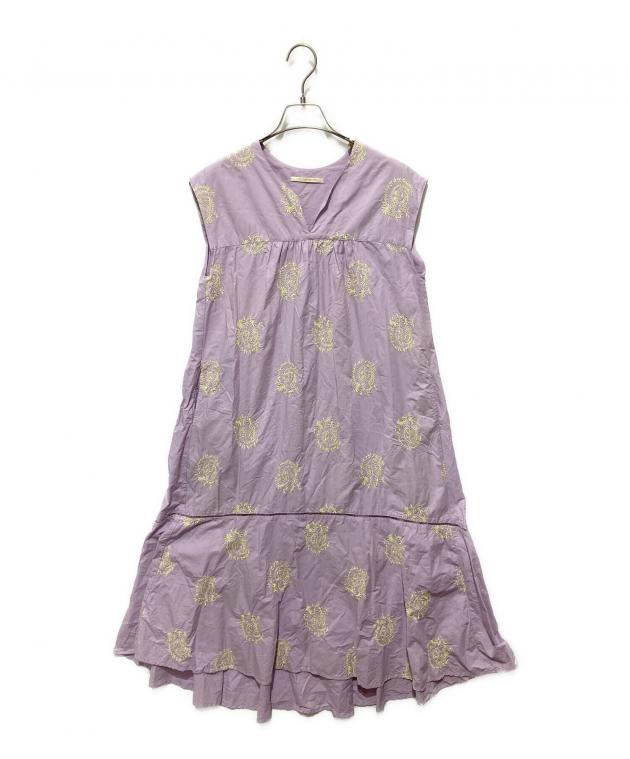 ヌキテパ　Poplin paisley emb nsv dress ドレス 中古・古着通販】ne quittez pas (ヌキテパ) POPLIN PAISLEY EMB NSV