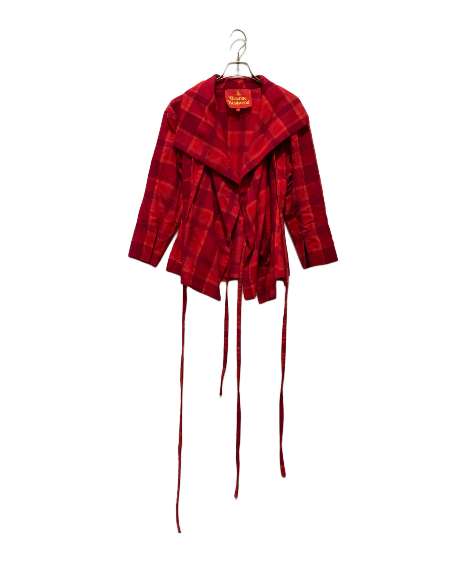 Vivienne Westwood RED LABELコート　赤　チェック 中古・古着通販】Vivienne Westwood RED LABEL (ヴィヴィアンウエスト
