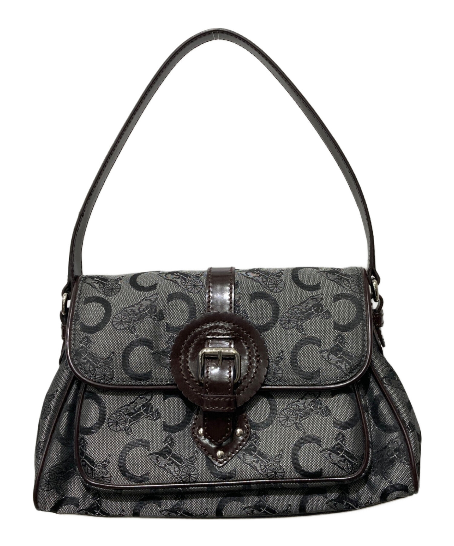 中古・古着通販】CELINE (セリーヌ) Cマカダム柄ワンショルダーバッグ
