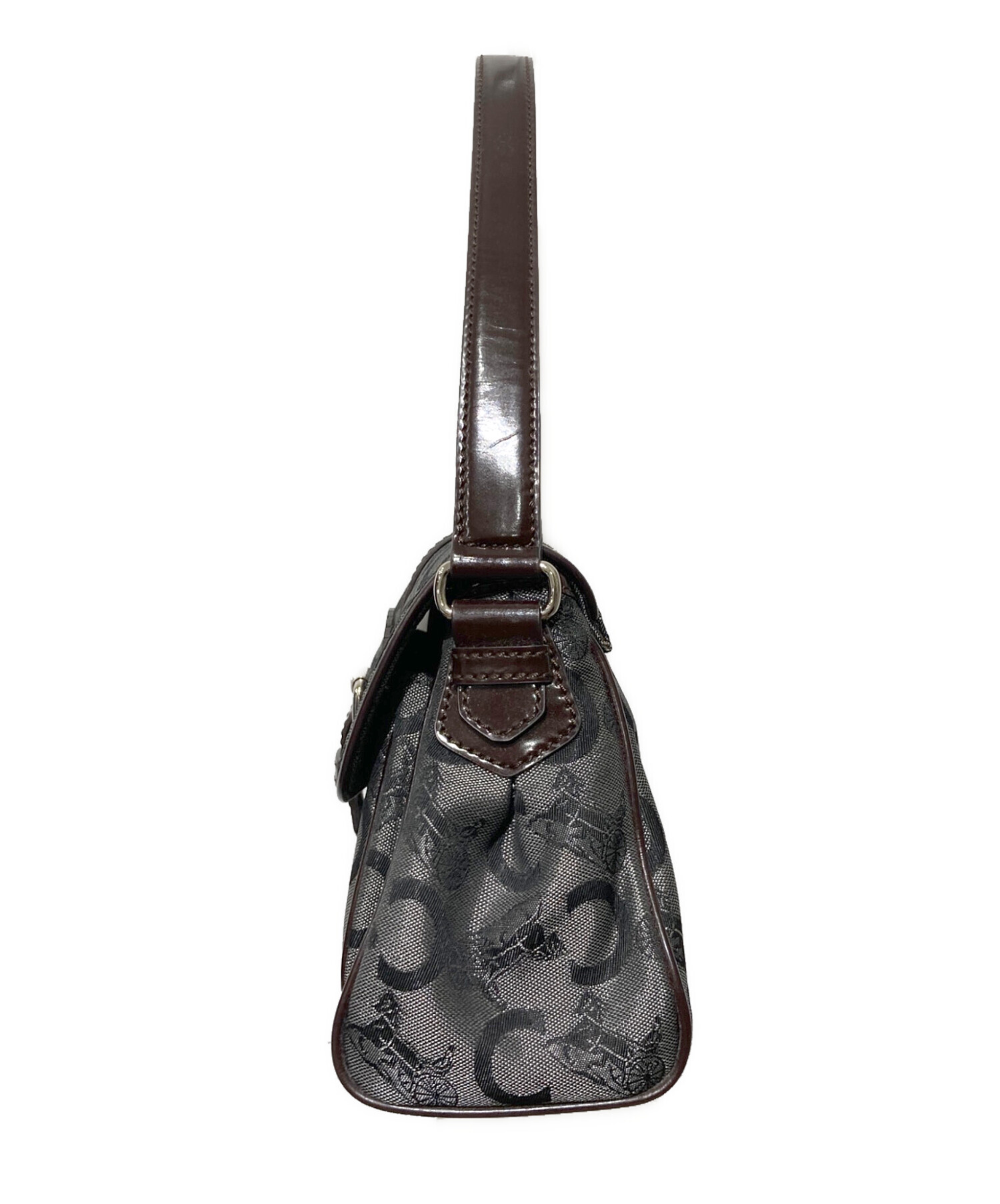 中古・古着通販】CELINE (セリーヌ) Cマカダム柄ワンショルダーバッグ