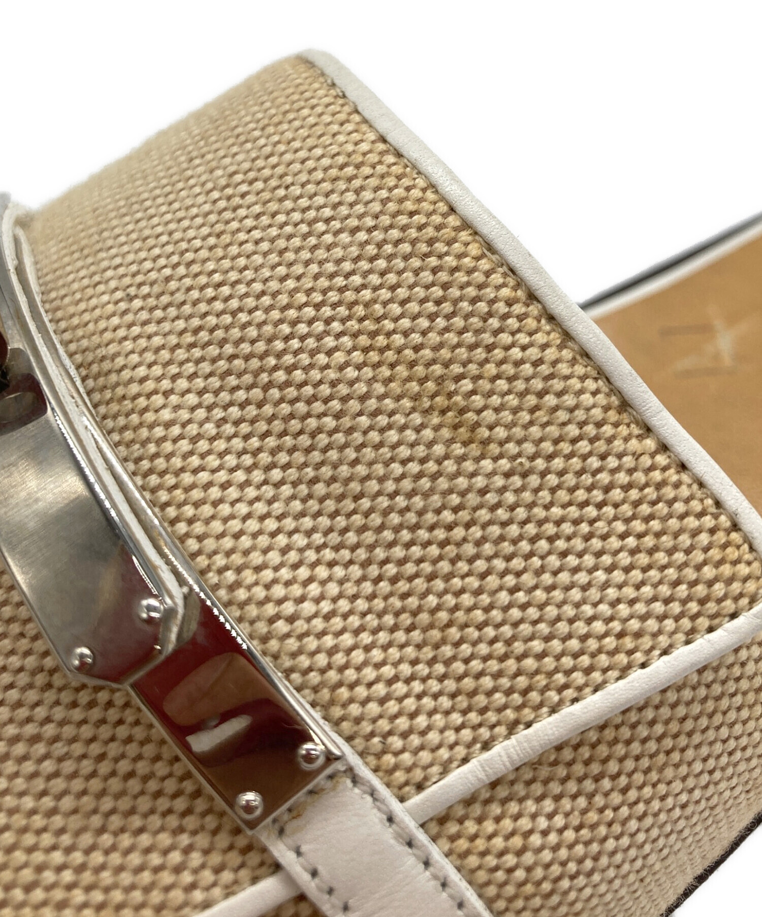 中古・古着通販】HERMES (エルメス) ケリー金具 サンダル ホワイト