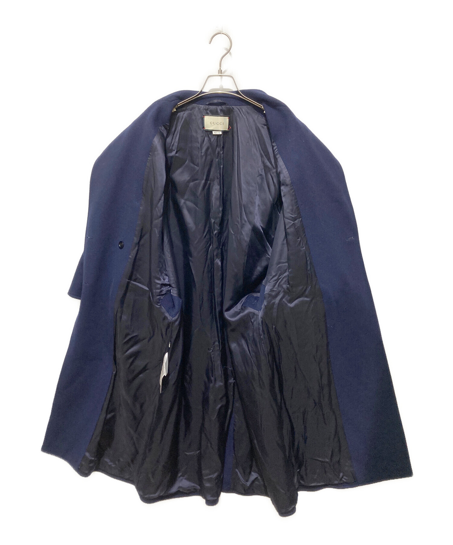 中古・古着通販】GUCCI (グッチ) 19AW ソフトメルトン 金ボタン ダブル 