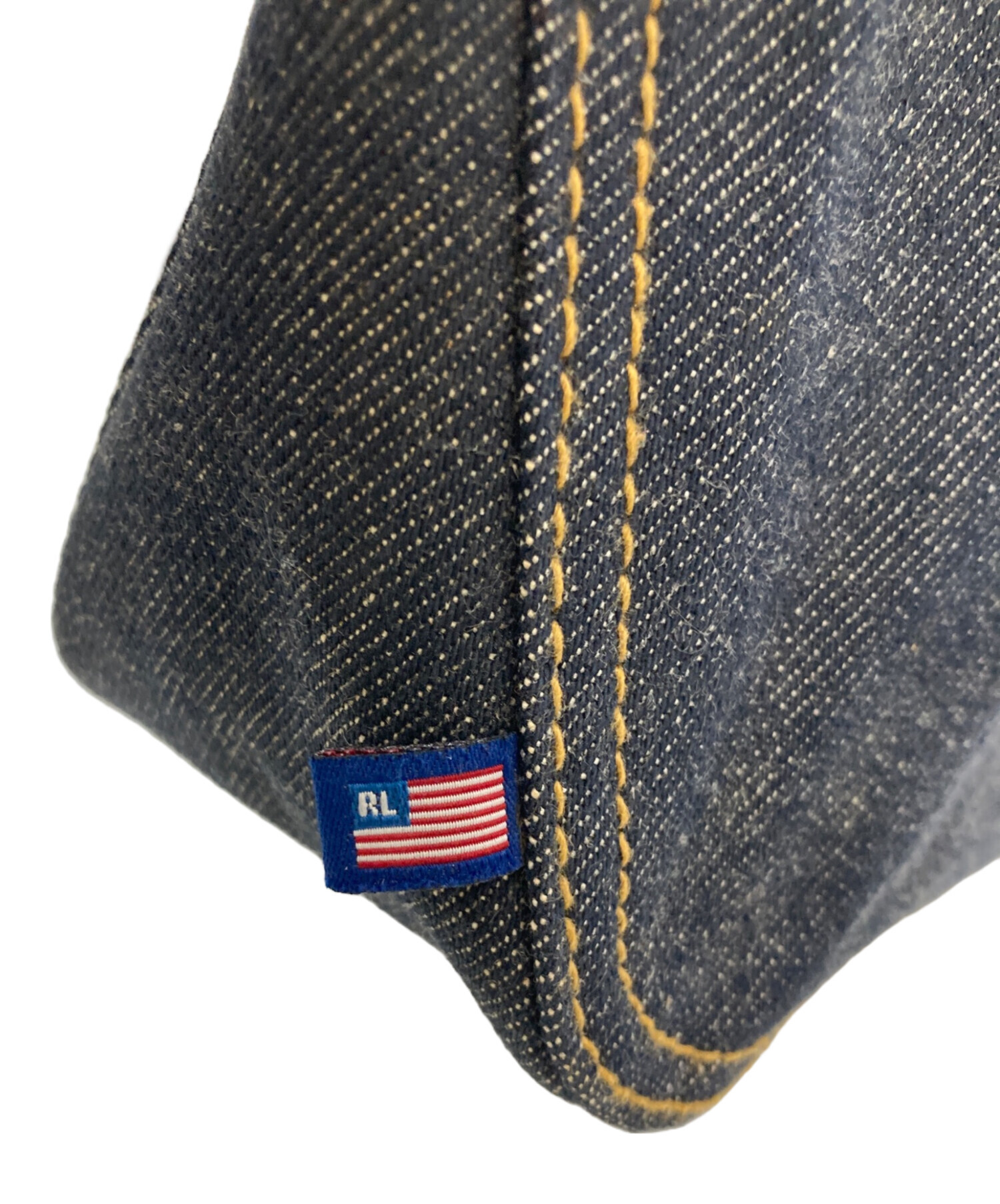 Polo Jeans Company トートバッグ オリーブグリーン 星条旗 中古・古着通販】POLO JEANS (ポロジーンズ) 星条旗ハンドバッグ