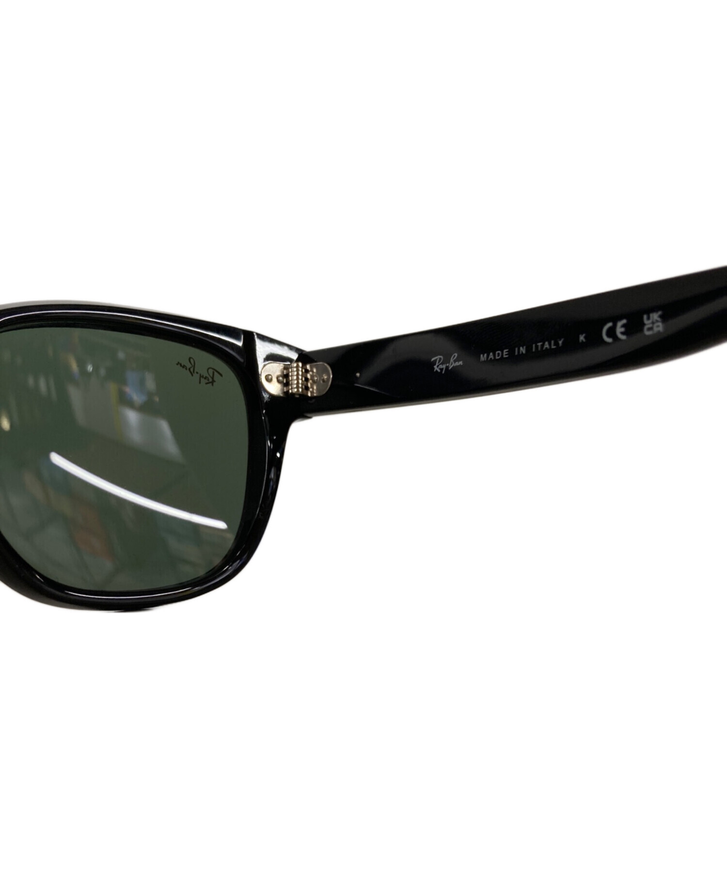 美品中古 Ray-Ban Wayfarer サングラス ブラック 中古・古着通販】RAY-BAN (レイバン) スクエア・ウェリントン
