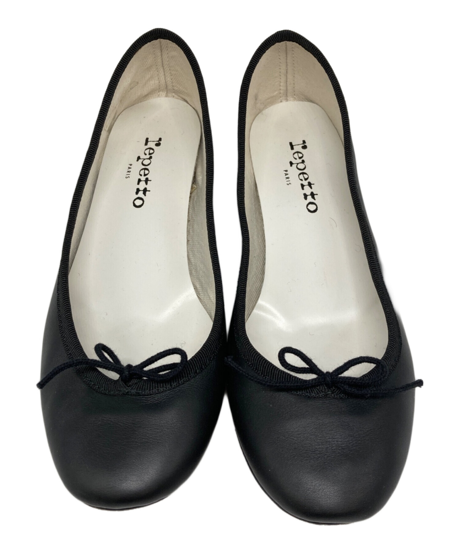 中古・古着通販】Repetto (レペット) リボンパンプス ブラック サイズ