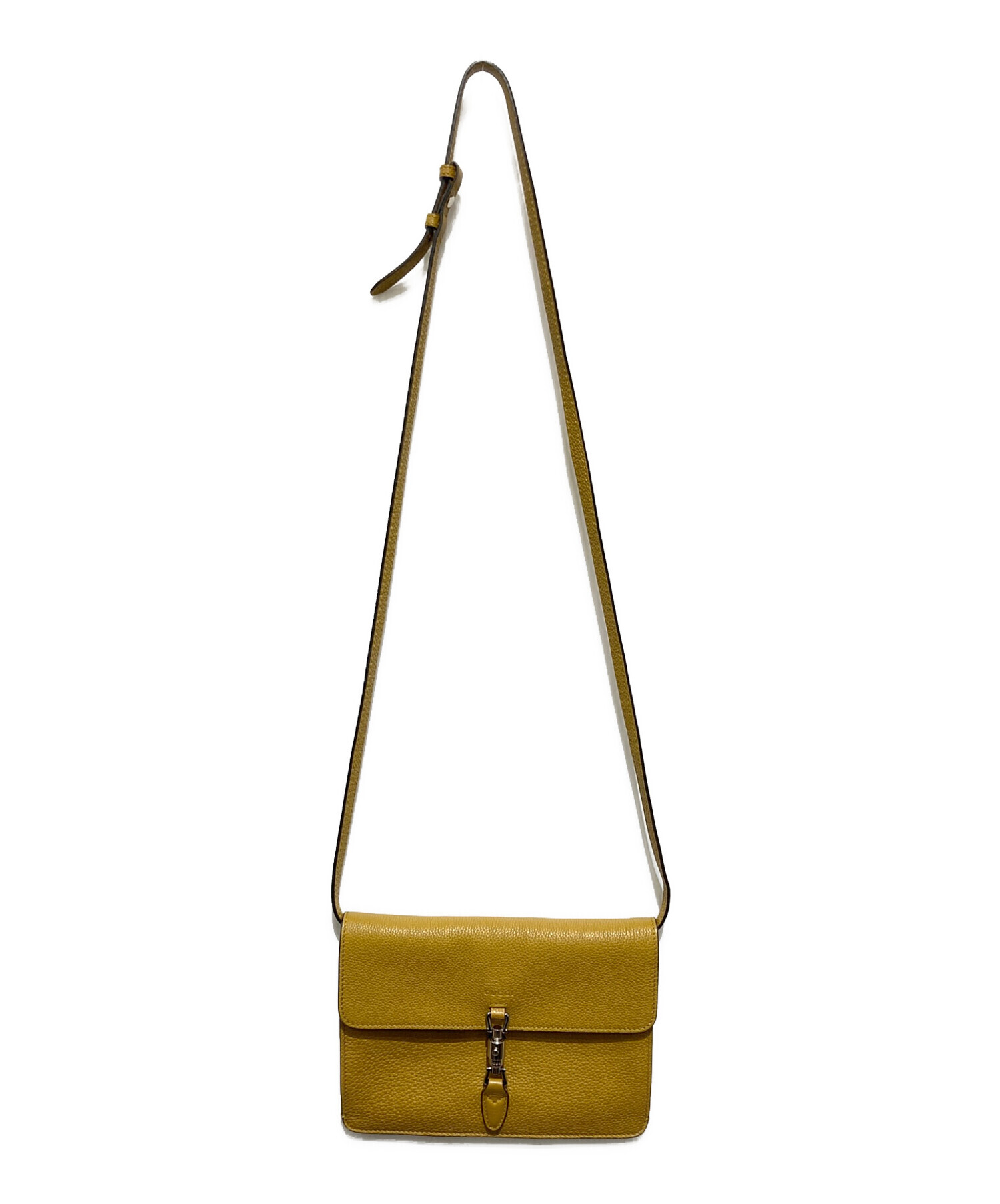 【超美品】GUCCI イエロー ショルダーバッグ タッセル付き 中古・古着通販】GUCCI (グッチ) 2WAYショルダーバッグ イエロー