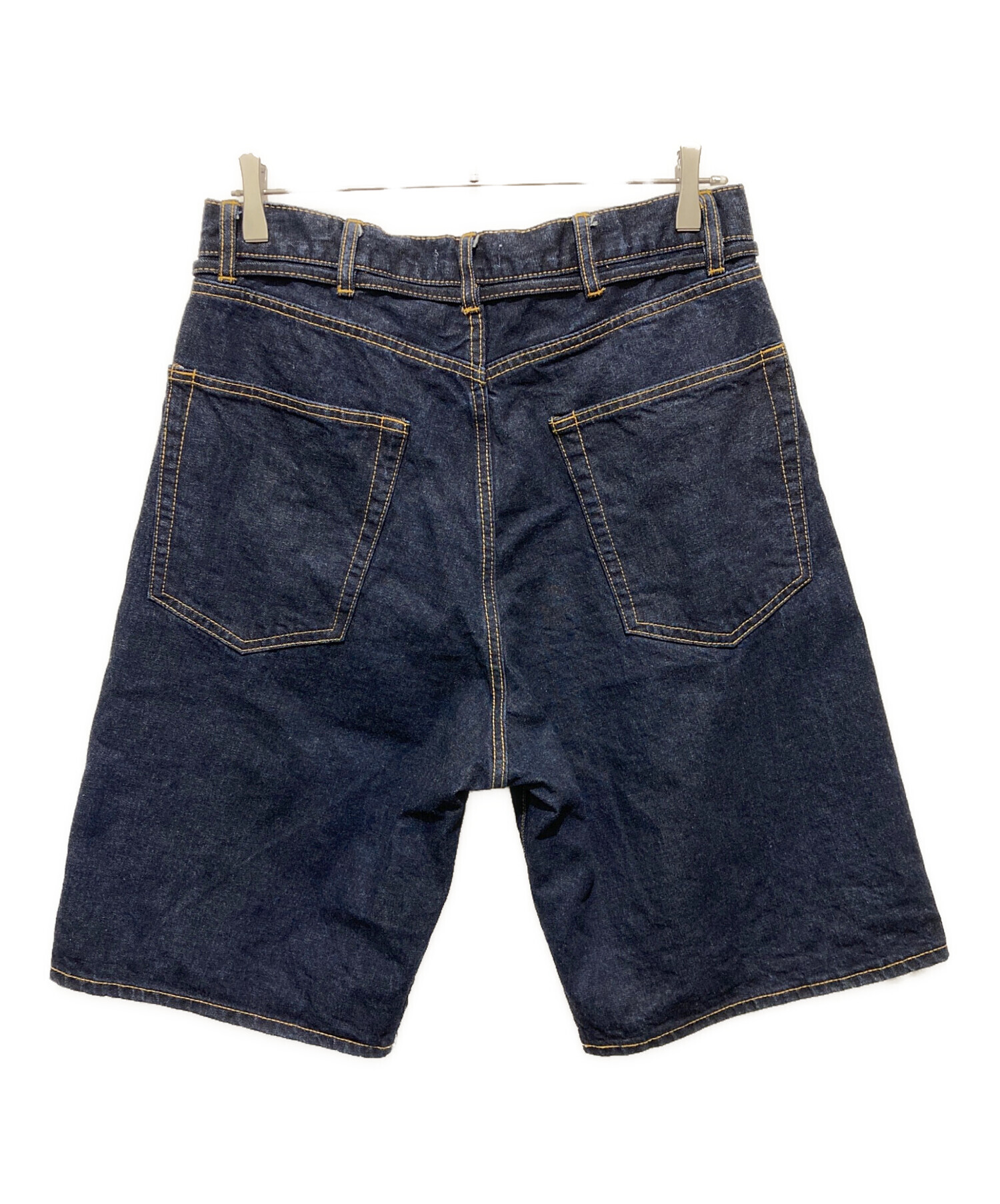 中古・古着通販】CAHLUMN (カウラム) デニムハーフパンツ インディゴ 