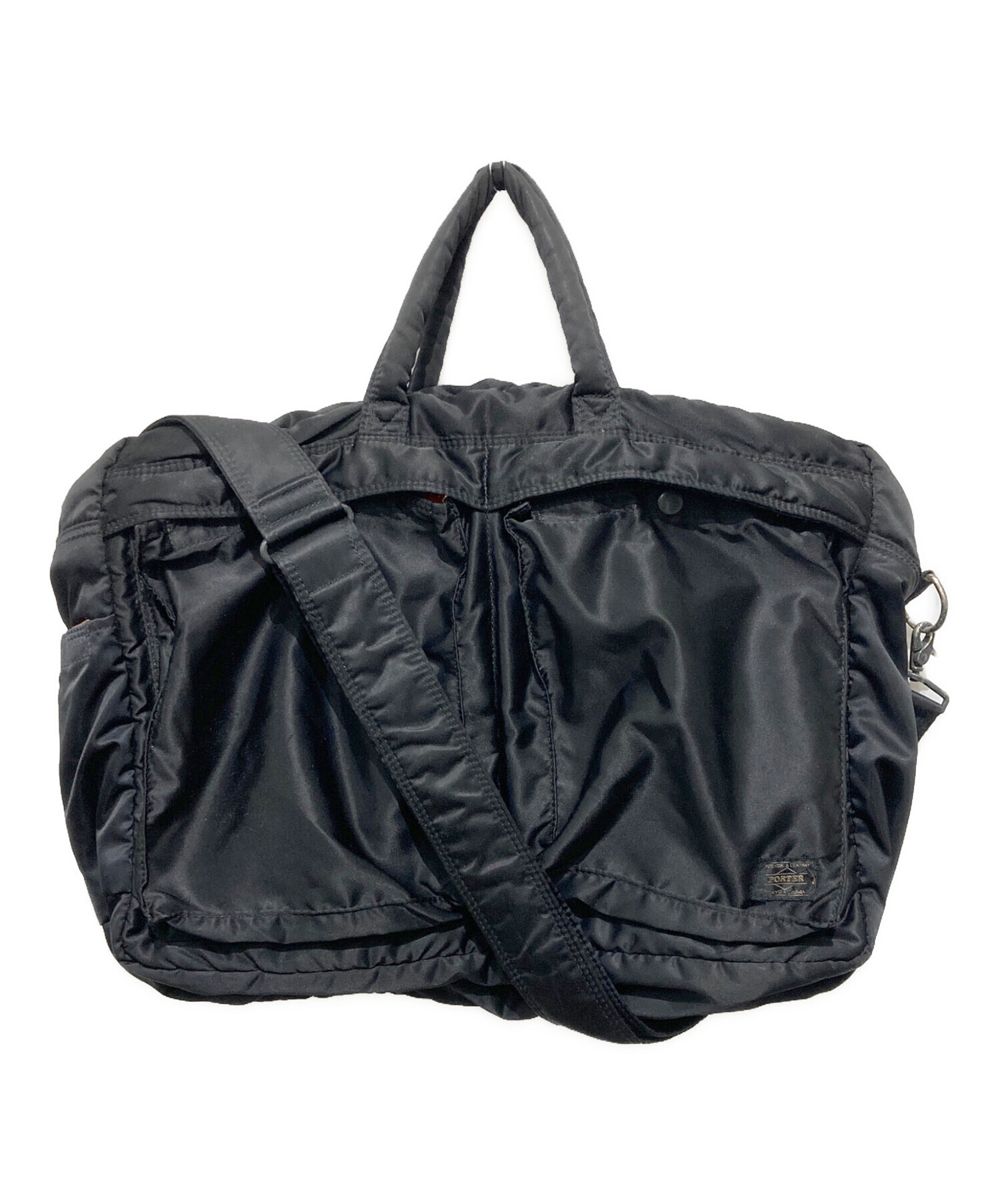 中古・古着通販】PORTER (ポーター) TANKER 2WAY BRIEFCASE ブラック