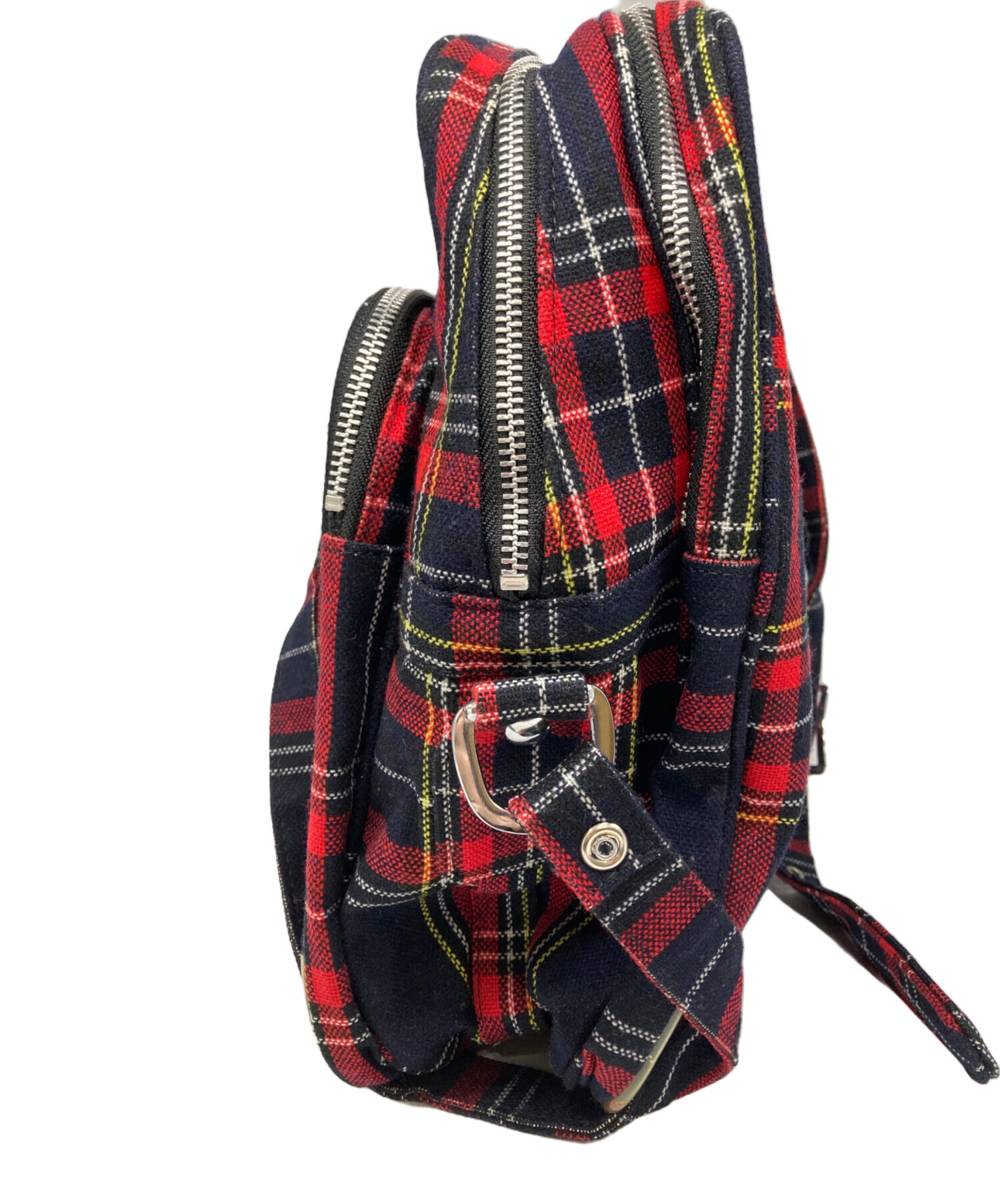 コムデギャルソン タータンチェックショルダーバッグ メッセンジャー 中古・古着通販】COMME des GARCONS (コムデギャルソン) タータン