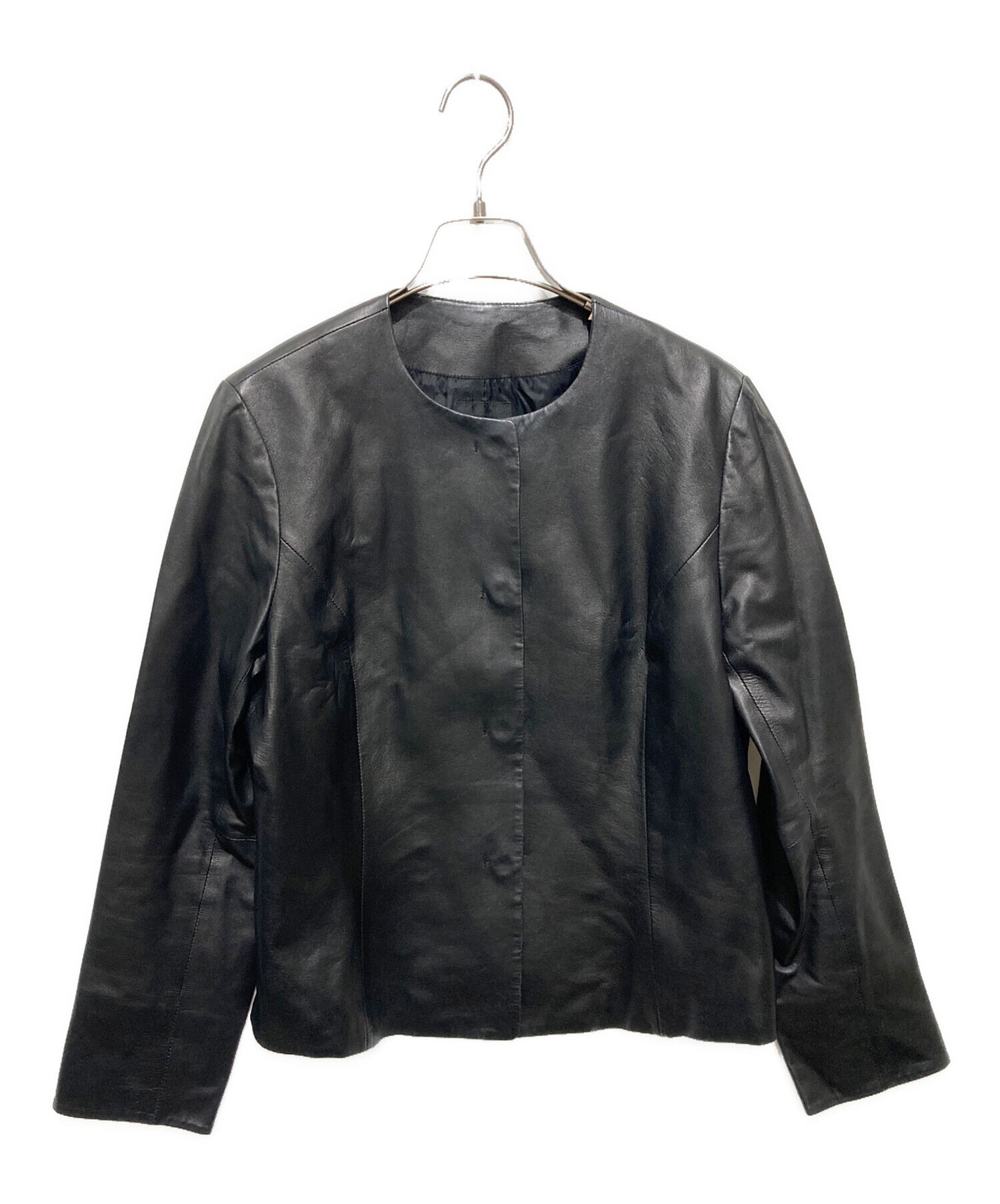 [新品]DAMA 羊革レザージャケット 中古・古着通販】DAMA collection (ダーマコレクション) ノーカラー