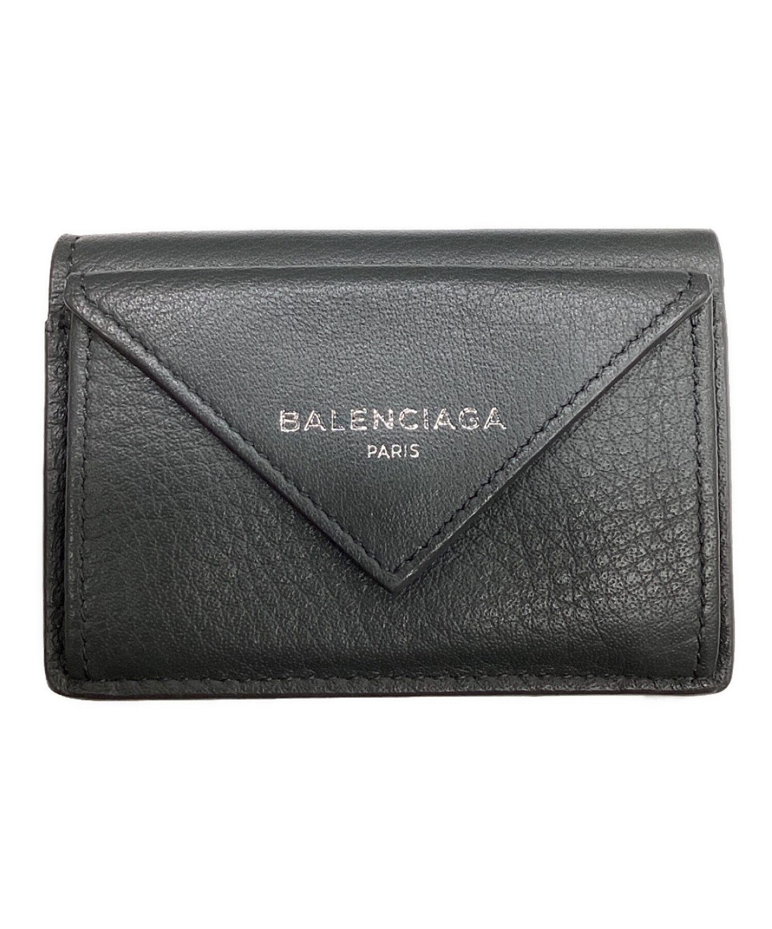 中古・古着通販】BALENCIAGA (バレンシアガ) 3つ折り財布 グレー