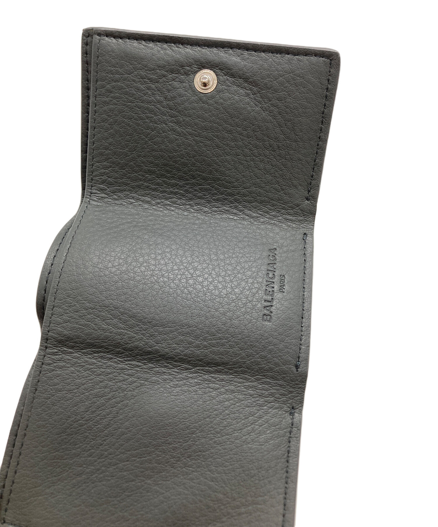 中古・古着通販】BALENCIAGA (バレンシアガ) 3つ折り財布 グレー