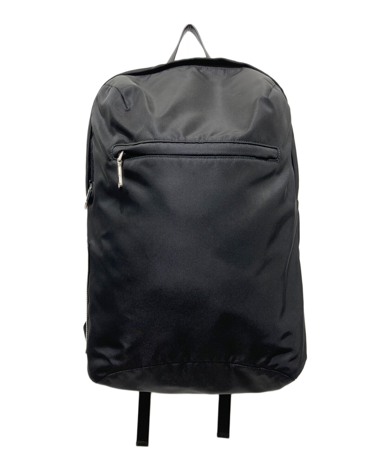 PRADA バックパック ブラック ナイロン 中古・古着通販】PRADA (プラダ) ナイロンバックパック NERO｜ブランド