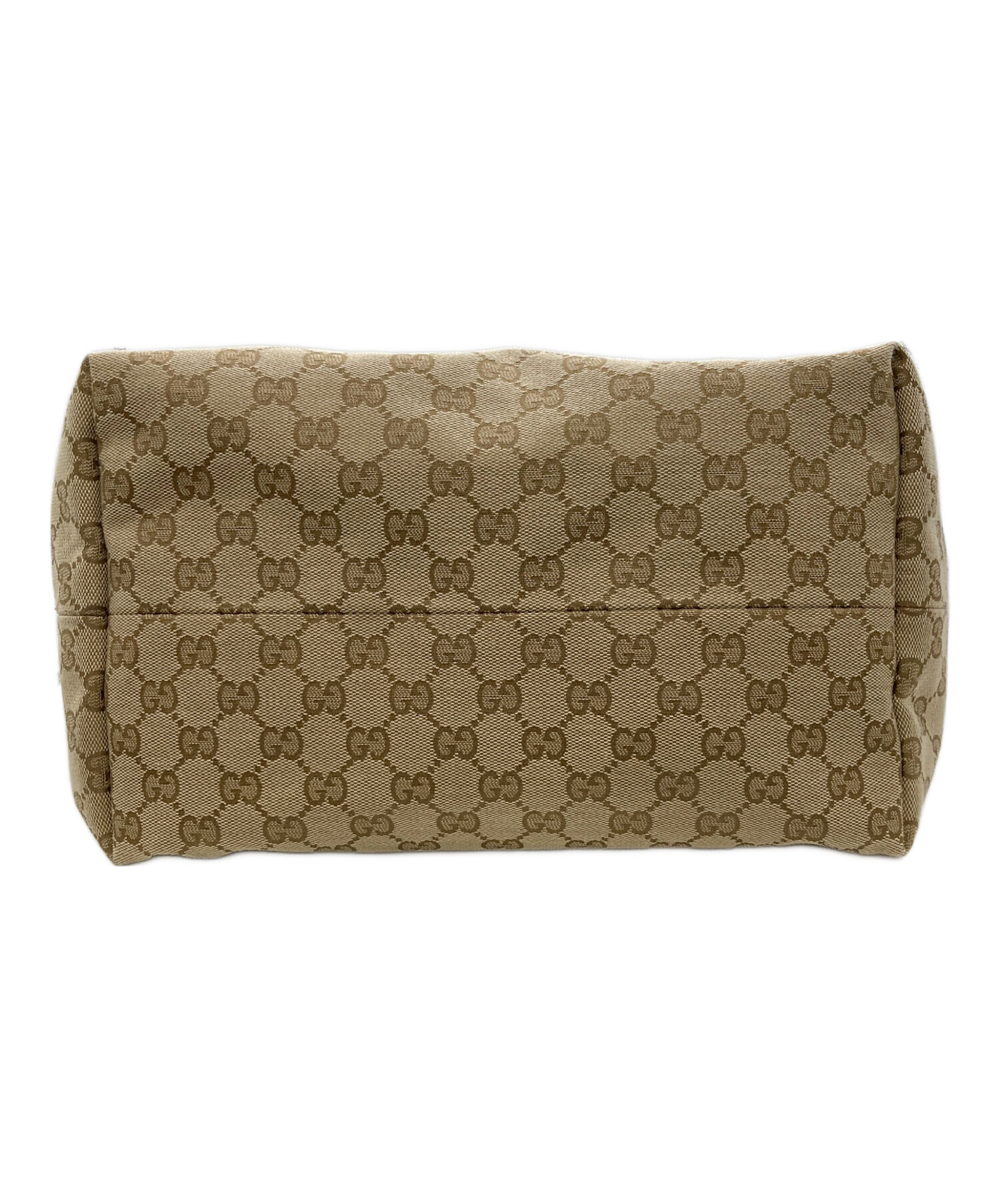 中古・古着通販】GUCCI (グッチ) GGキャンバストートバッグ ブラウン