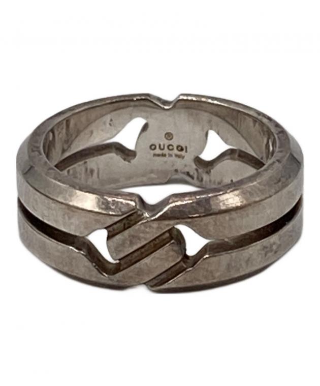 中古・古着通販】GUCCI (グッチ) ノットリング シルバー サイズ:計測