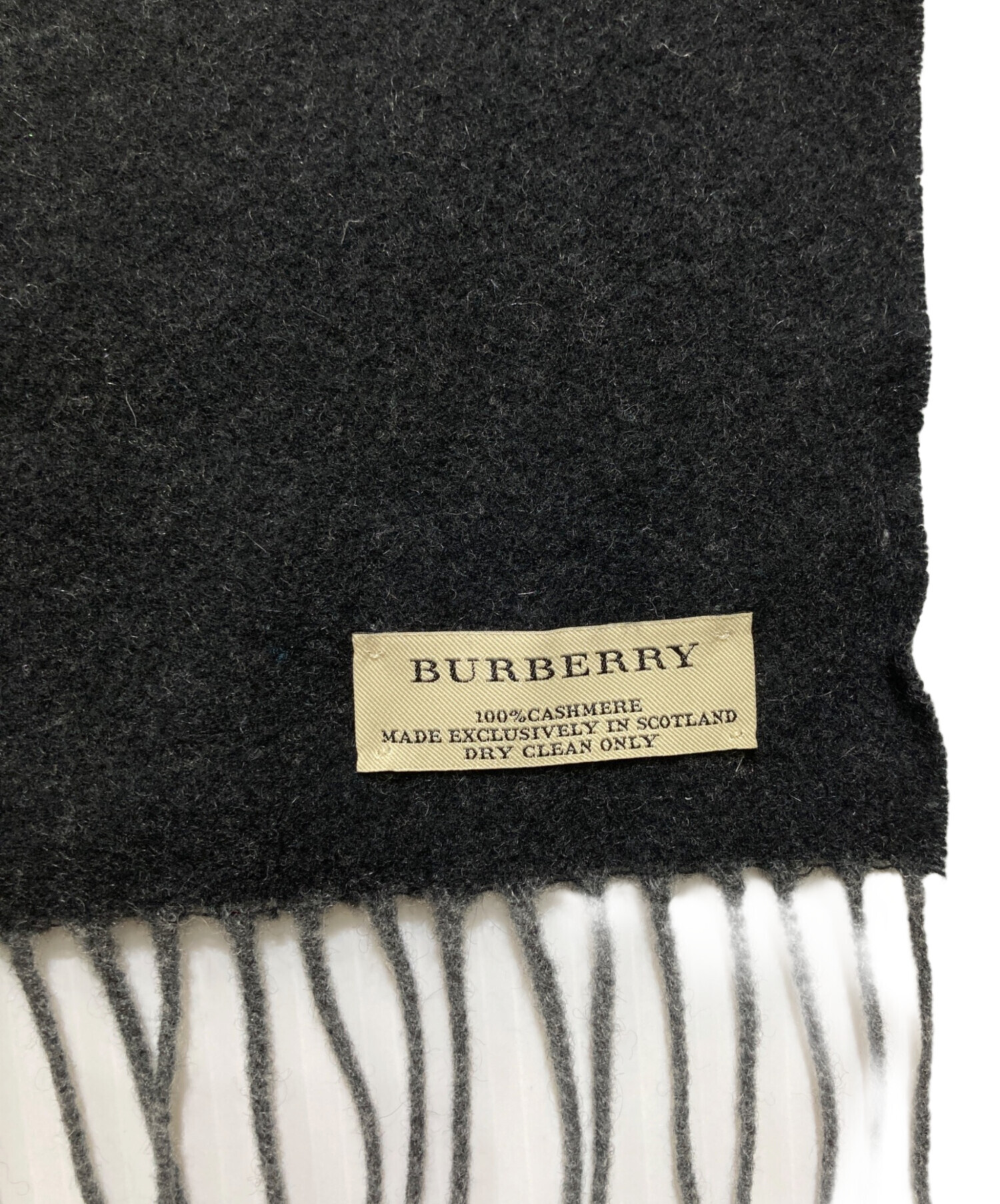 新品未使用 BURBERRY カシミヤ100 大判ストール シャドーホース 中古・古着通販】BURBERRY (バーバリー) ダブルフェイスビッグホース