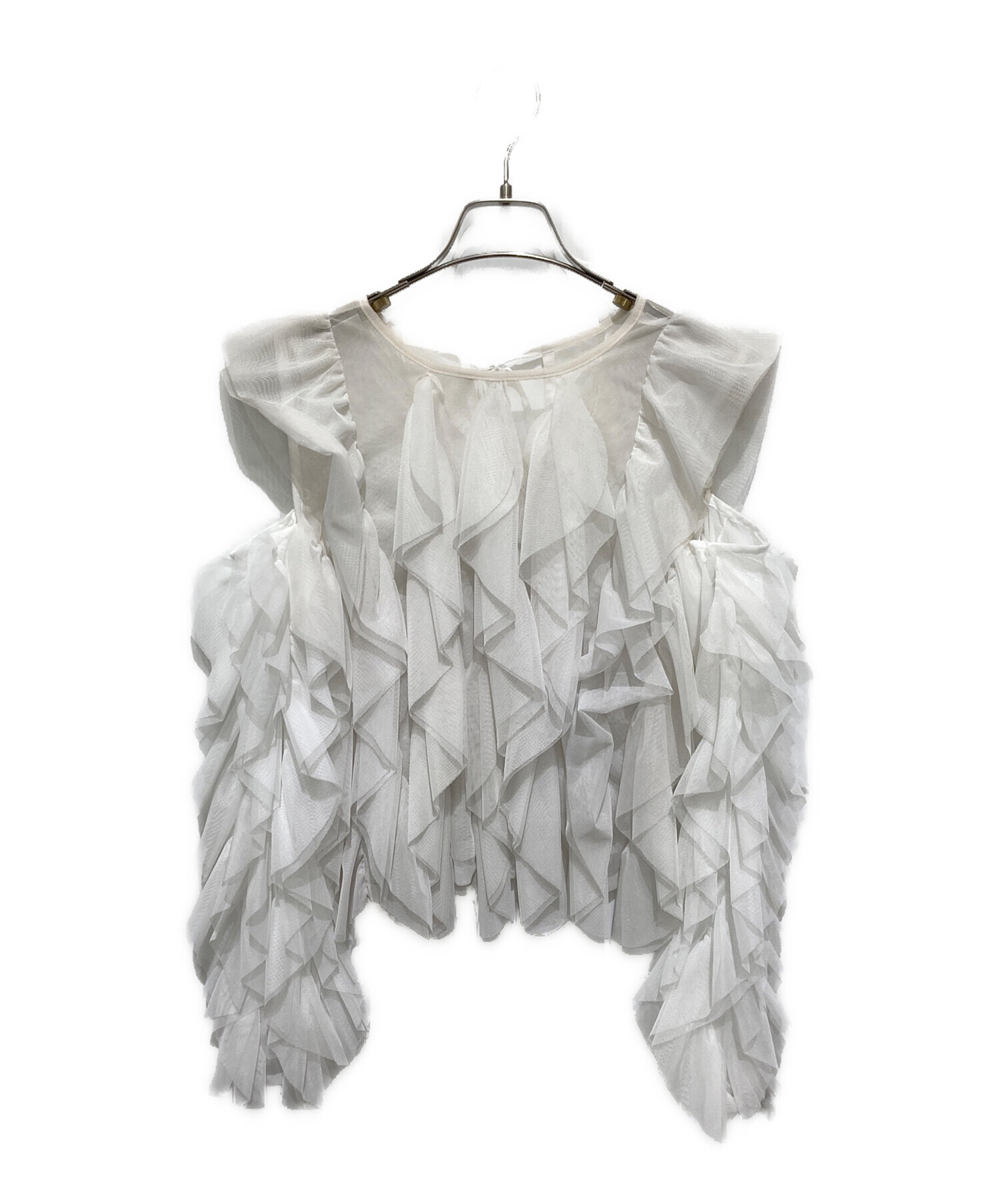 中古・古着通販】THE TOE (ザ・トゥー) Gardenia tulle frill tops