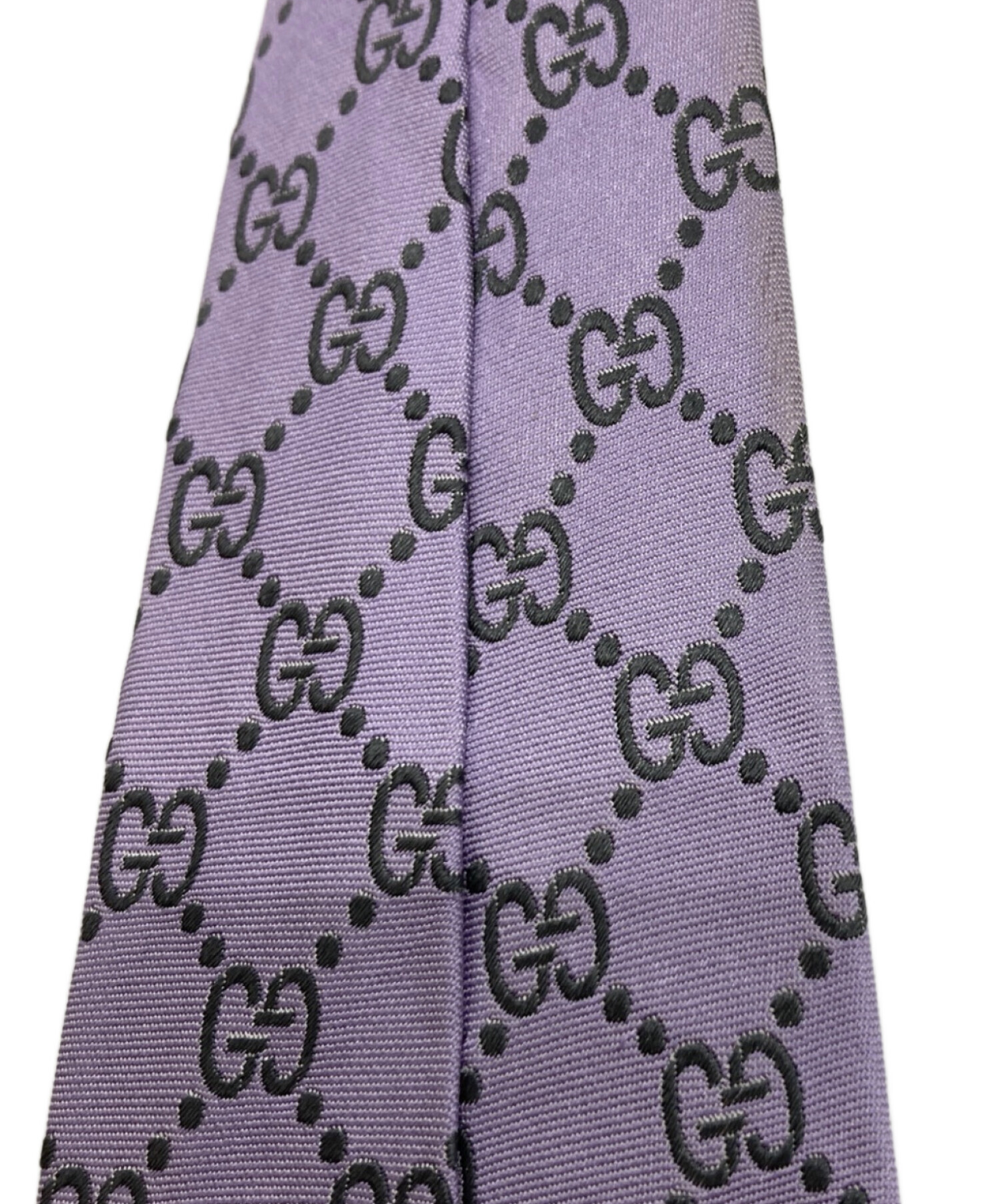 GUCCI ネクタイ GG柄 パープル 中古・古着通販】GUCCI (グッチ) GG柄ネクタイ パープル サイズ