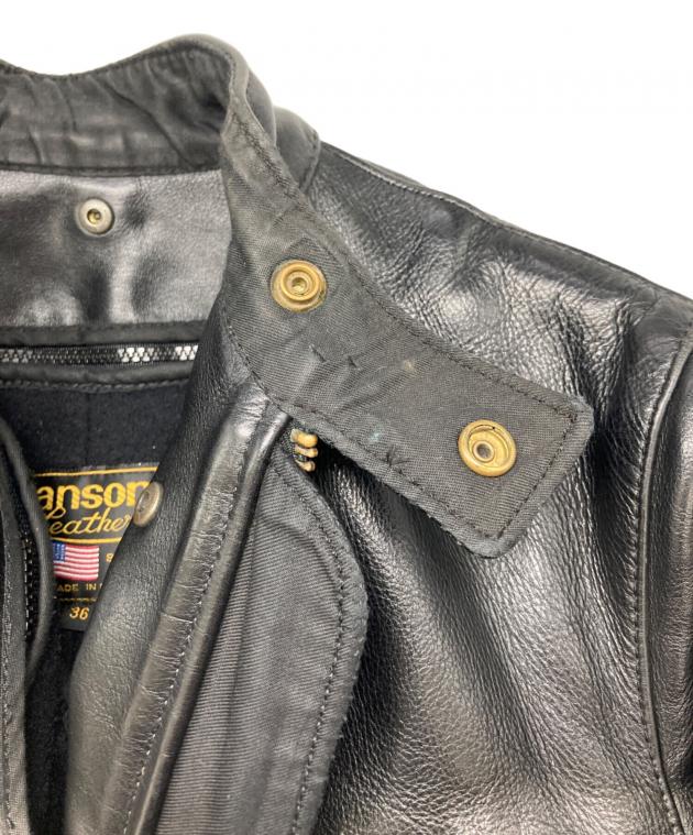中古・古着通販】VANSON (バンソン) ライナー付シングルライダース