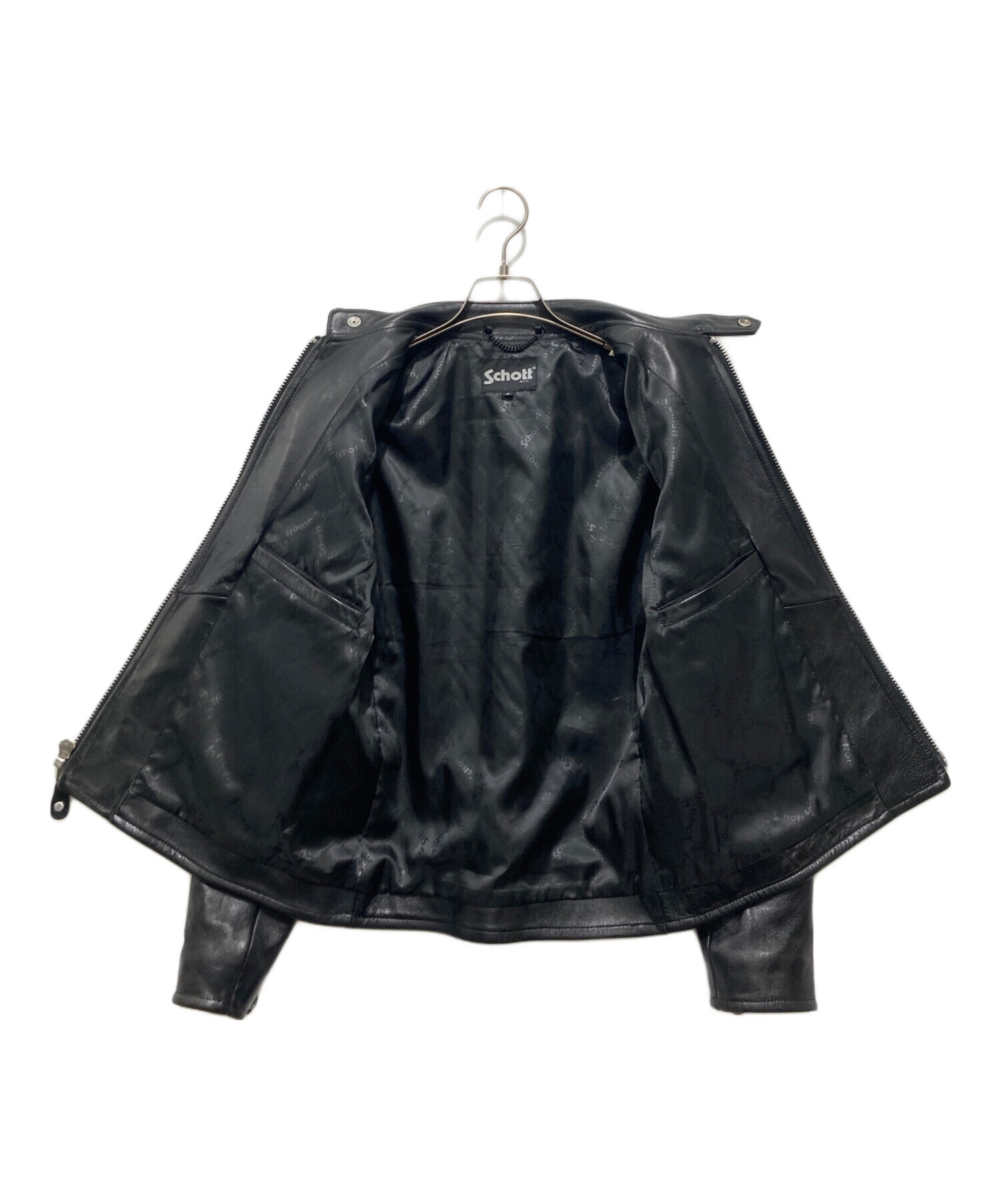 Schott 70's シングルライダース【2XL】【古着屋GOGO】 70'S SINGLE