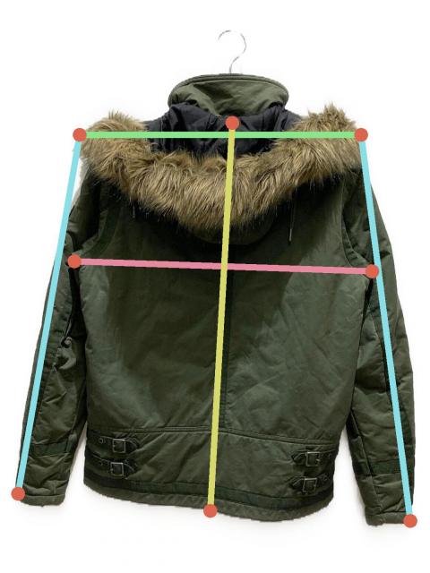 中古・古着通販】DIESEL (ディーゼル) N-2Bジャケット グリーン サイズ