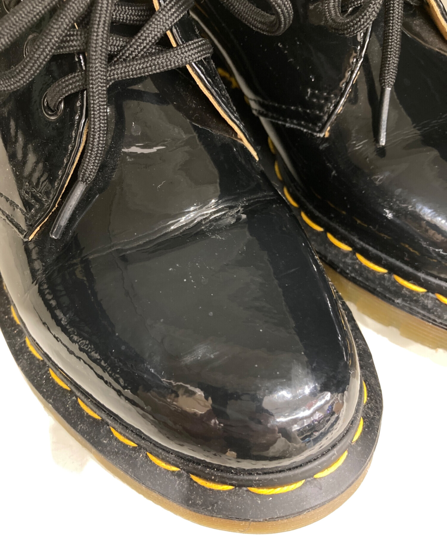 中古・古着通販】Dr.Martens (ドクターマーチン) エナメル3ホール